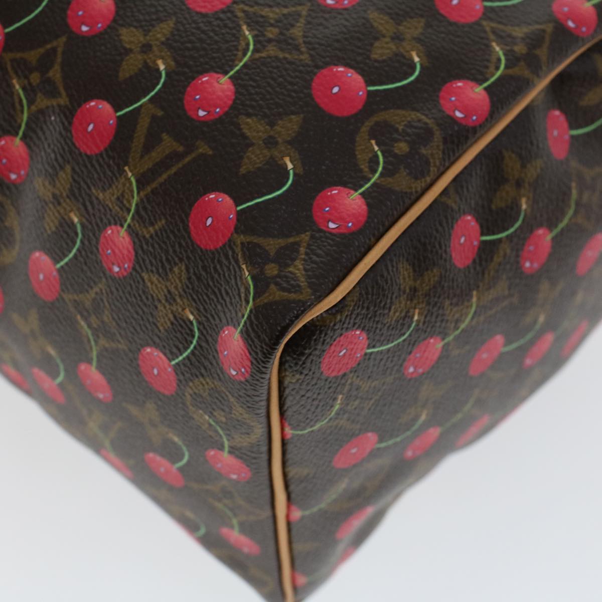 LOUIS VUITTON Monogram Cherry Speedy 25 Hand Bag M41528 LV 45514