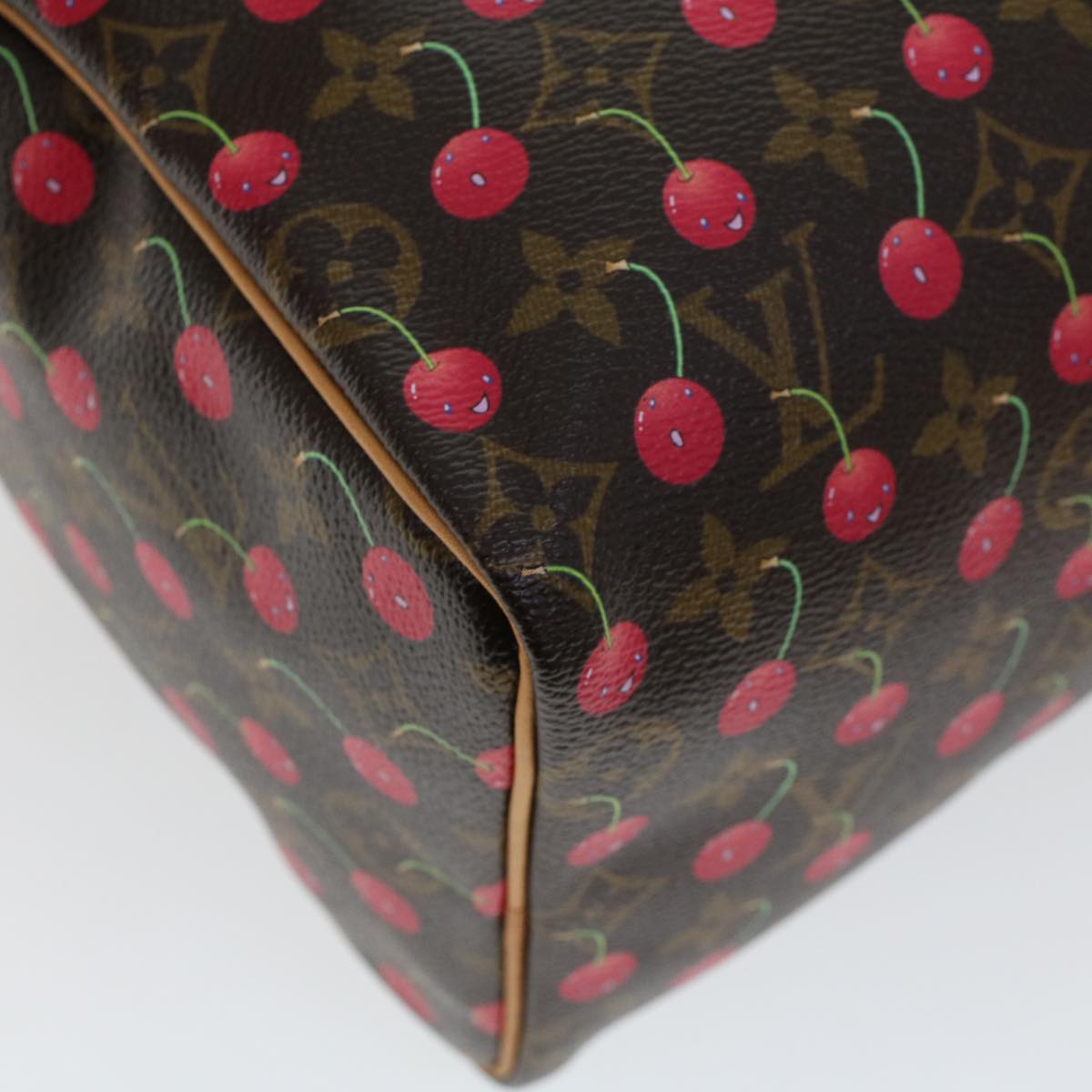 LOUIS VUITTON Monogram Cherry Speedy 25 Hand Bag M41528 LV 45514