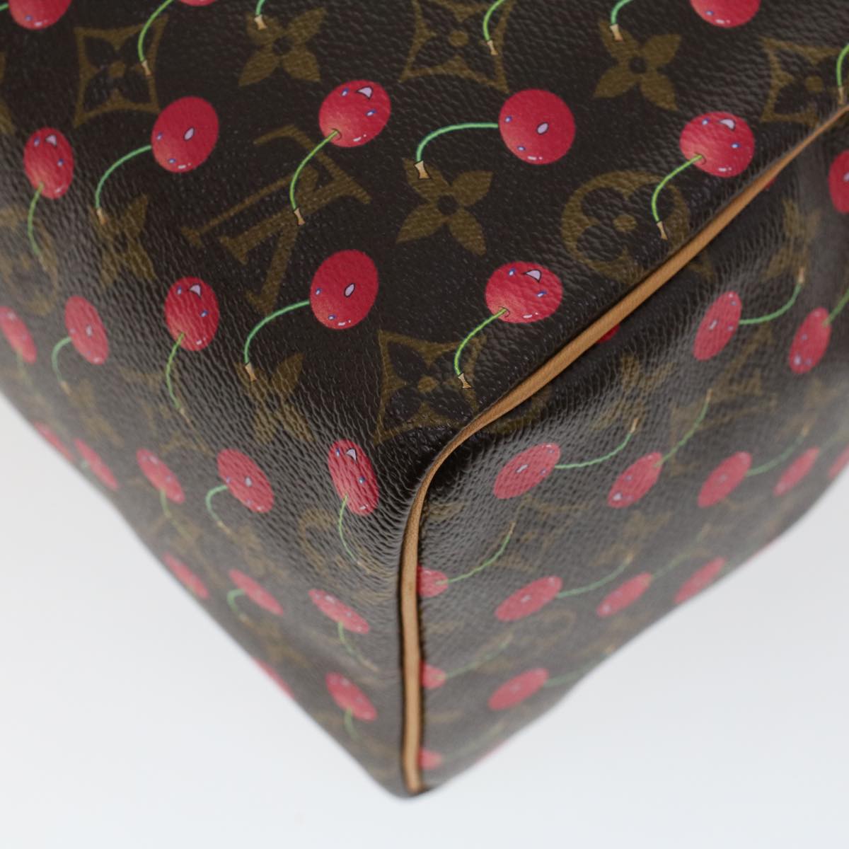 LOUIS VUITTON Monogram Cherry Speedy 25 Hand Bag M41528 LV 45514