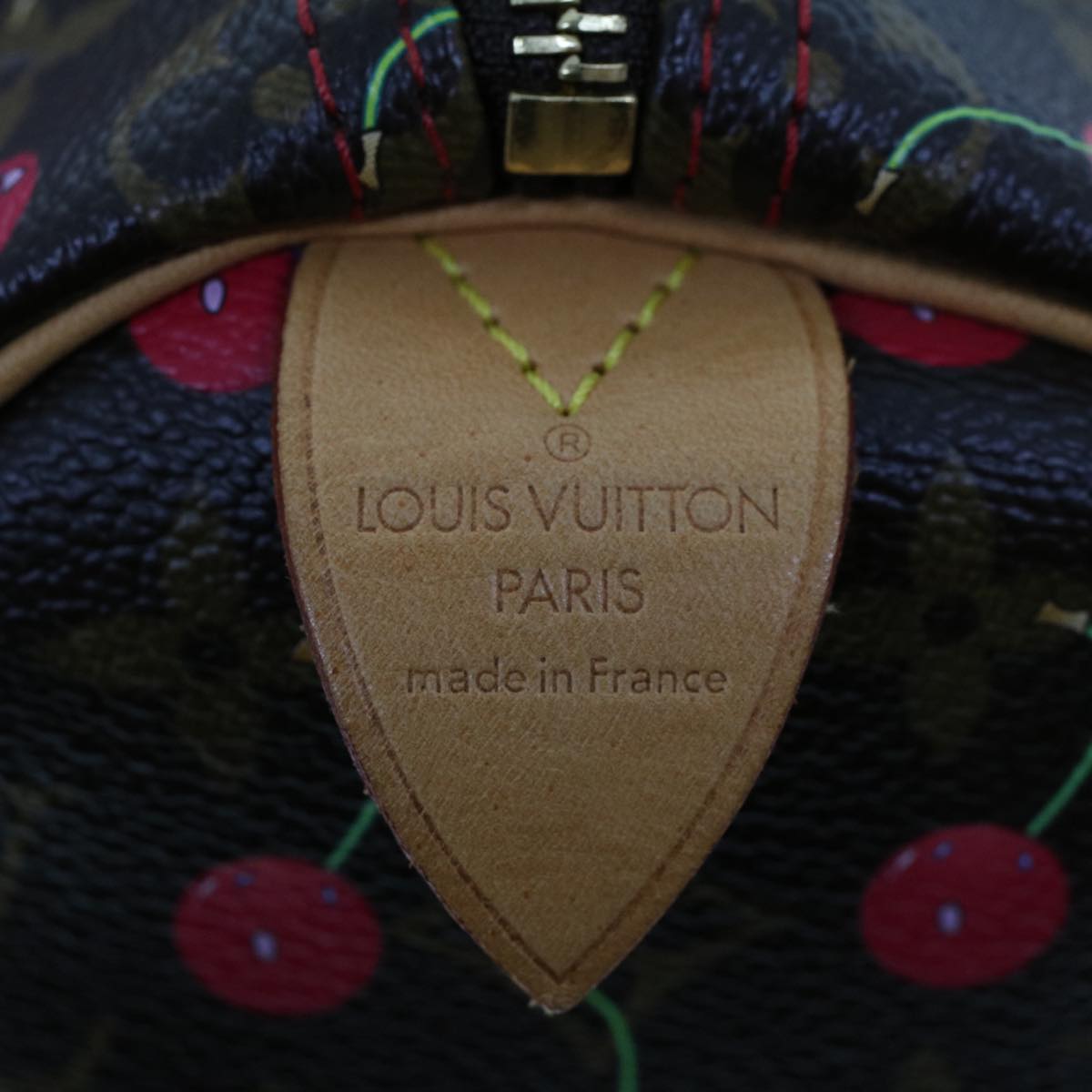 LOUIS VUITTON Monogram Cherry Speedy 25 Hand Bag M41528 LV 45514