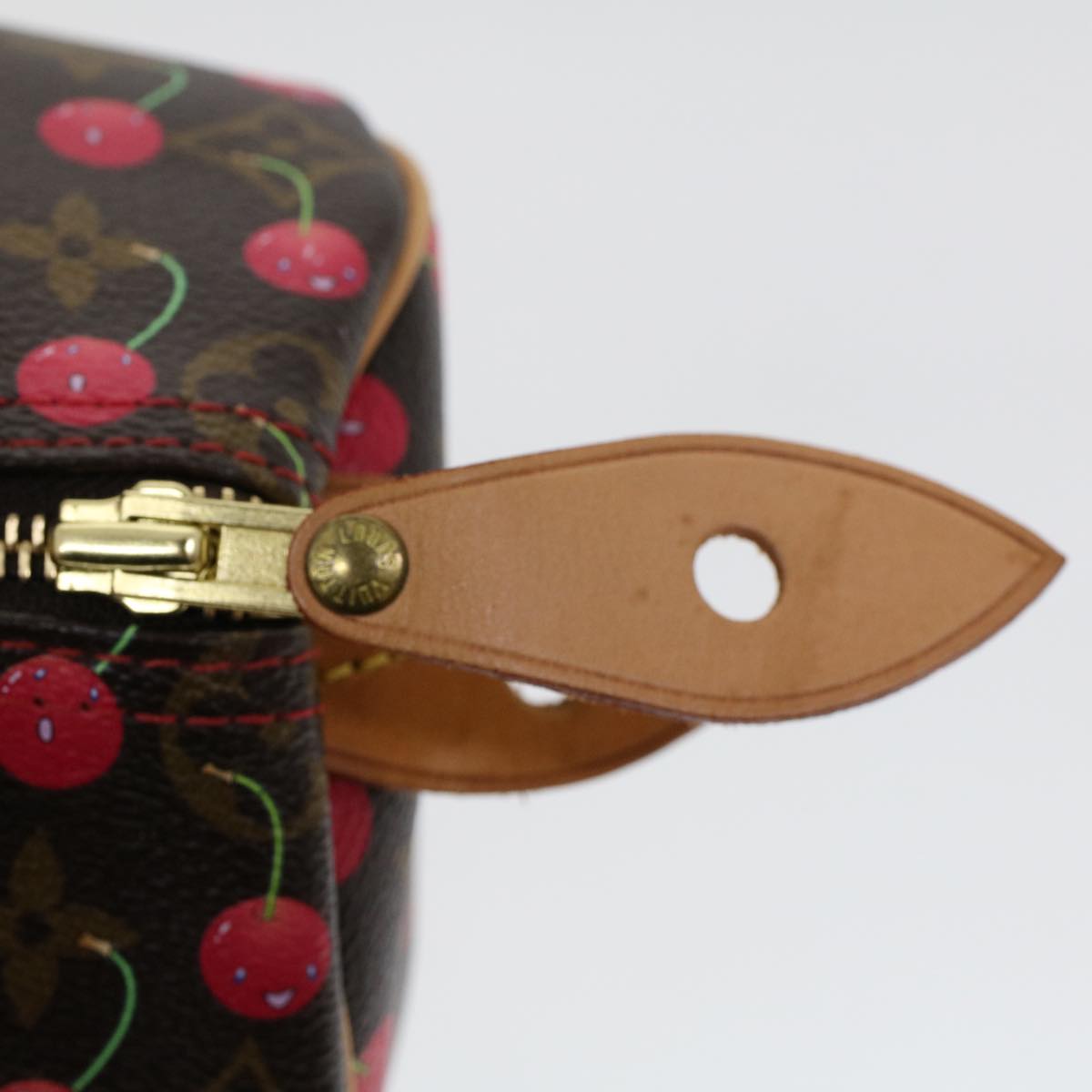 LOUIS VUITTON Monogram Cherry Speedy 25 Hand Bag M41528 LV 45514