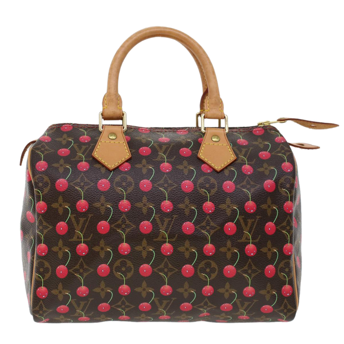 LOUIS VUITTON Monogram Cherry Speedy 25 Hand Bag M41528 LV 45514