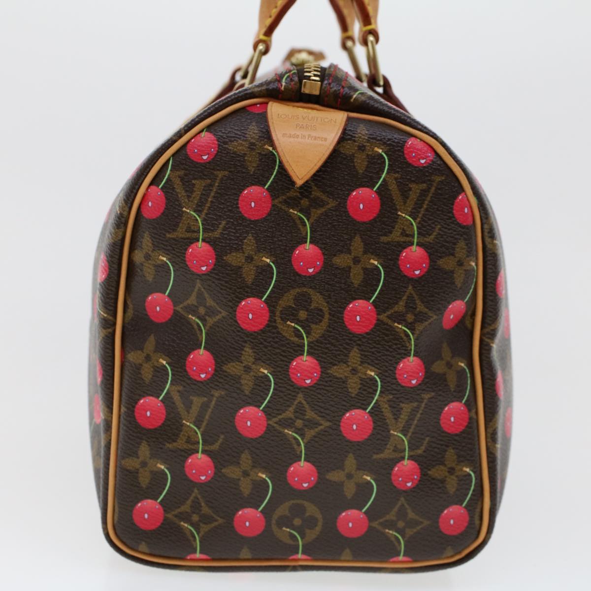 LOUIS VUITTON Monogram Cherry Speedy 25 Hand Bag M41528 LV 45514