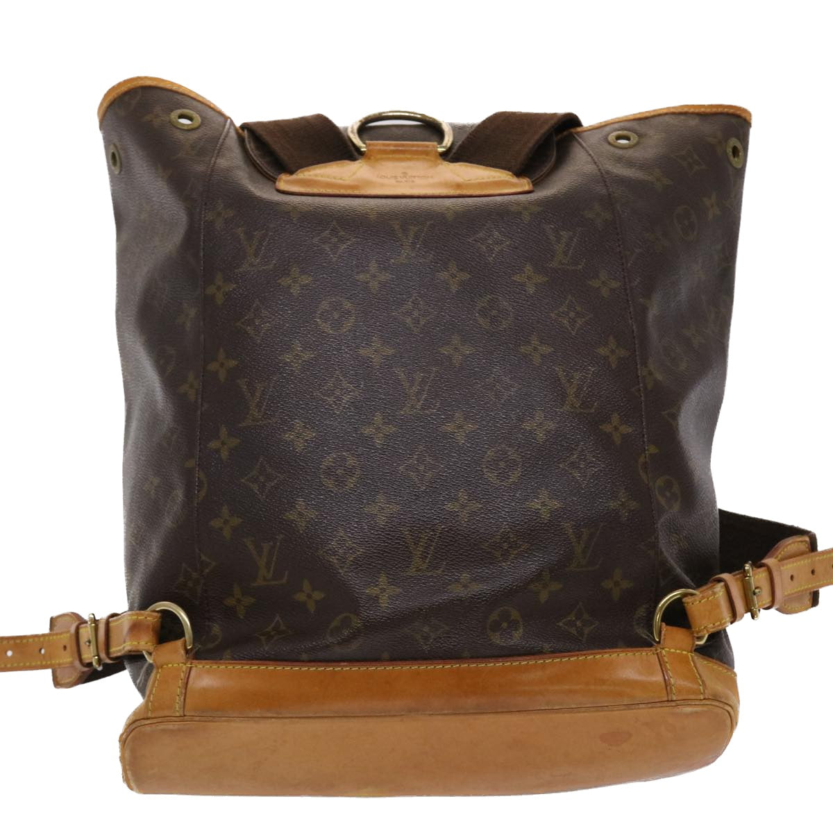 LOUIS VUITTON Monogram Montsouris GM Backpack M51135 LV 45515
