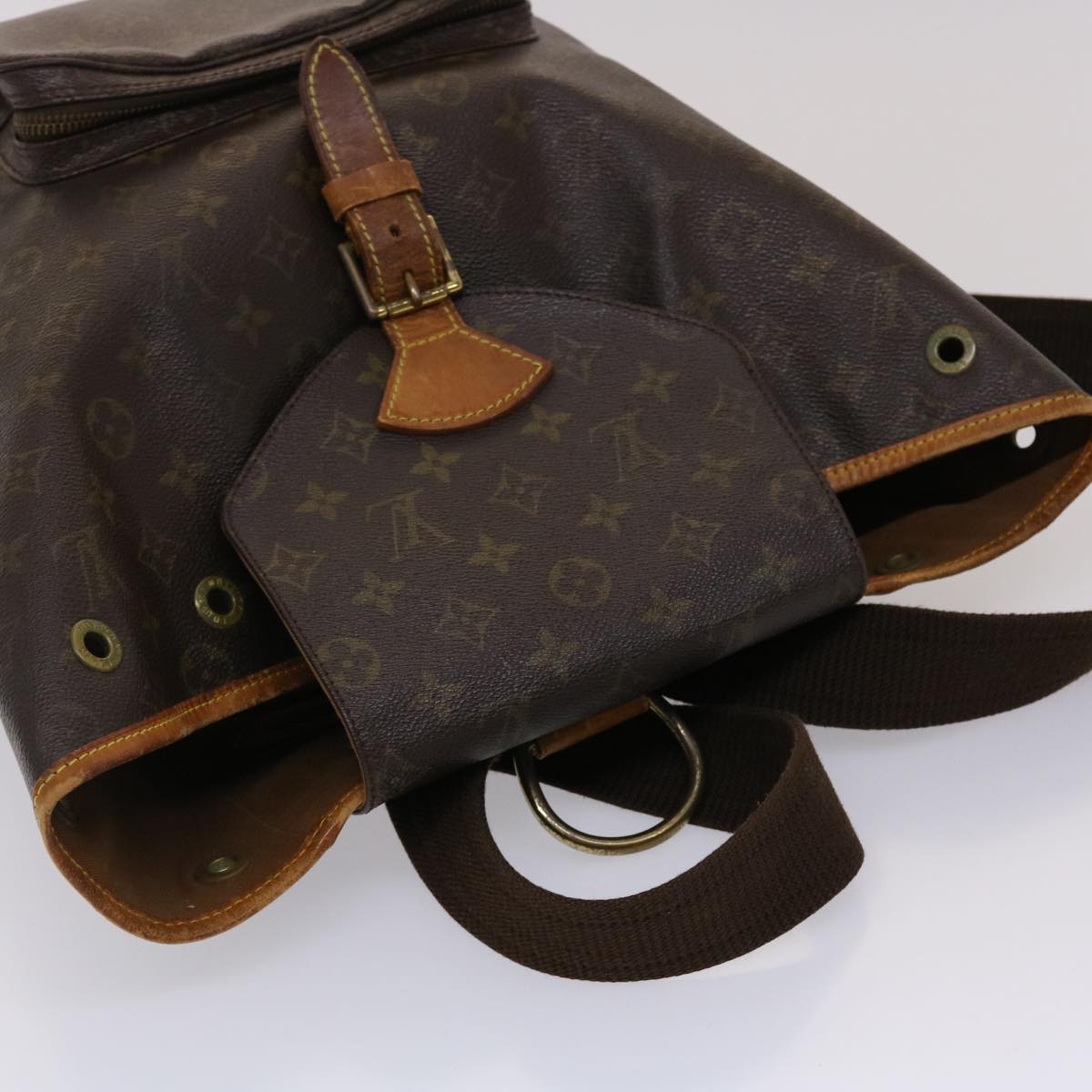 LOUIS VUITTON Monogram Montsouris GM Backpack M51135 LV 45515