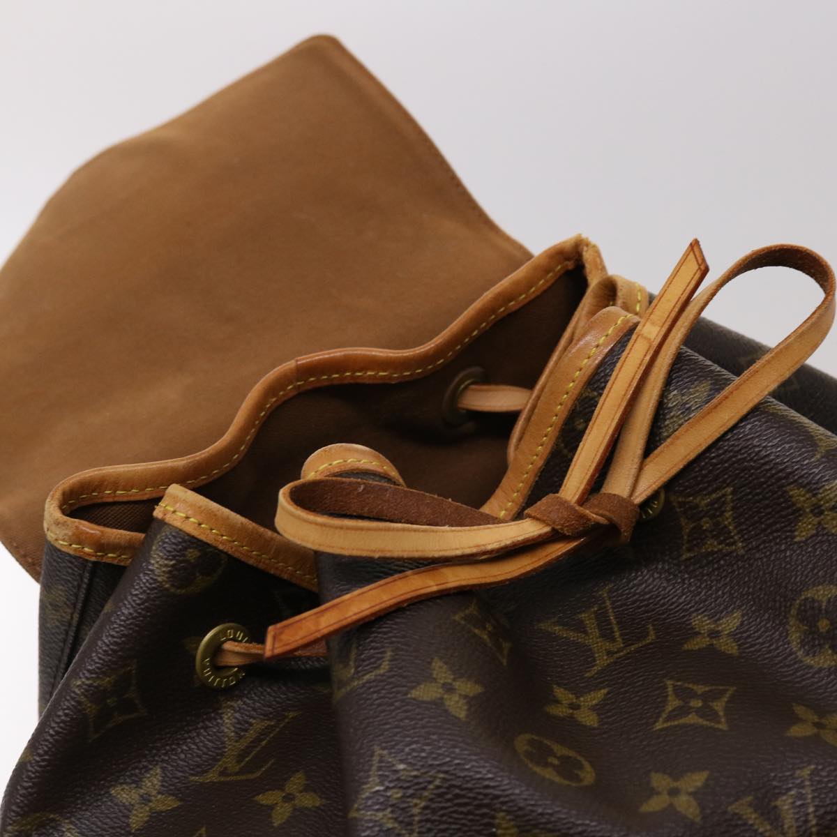 LOUIS VUITTON Monogram Montsouris GM Backpack M51135 LV 45516