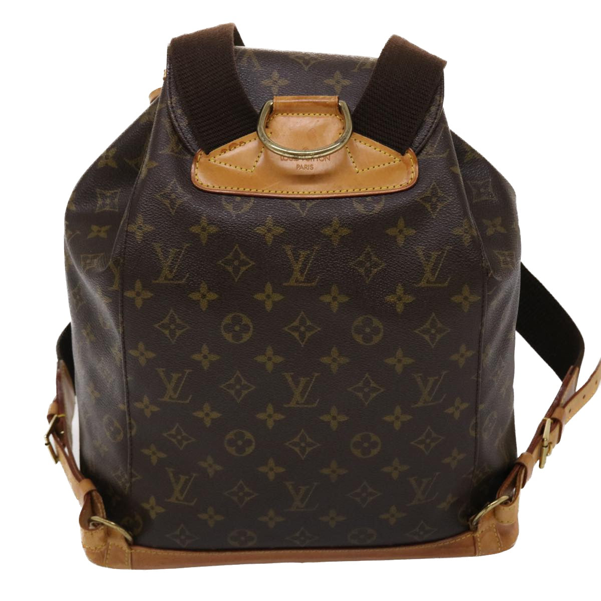 LOUIS VUITTON Monogram Montsouris GM Backpack M51135 LV 45516