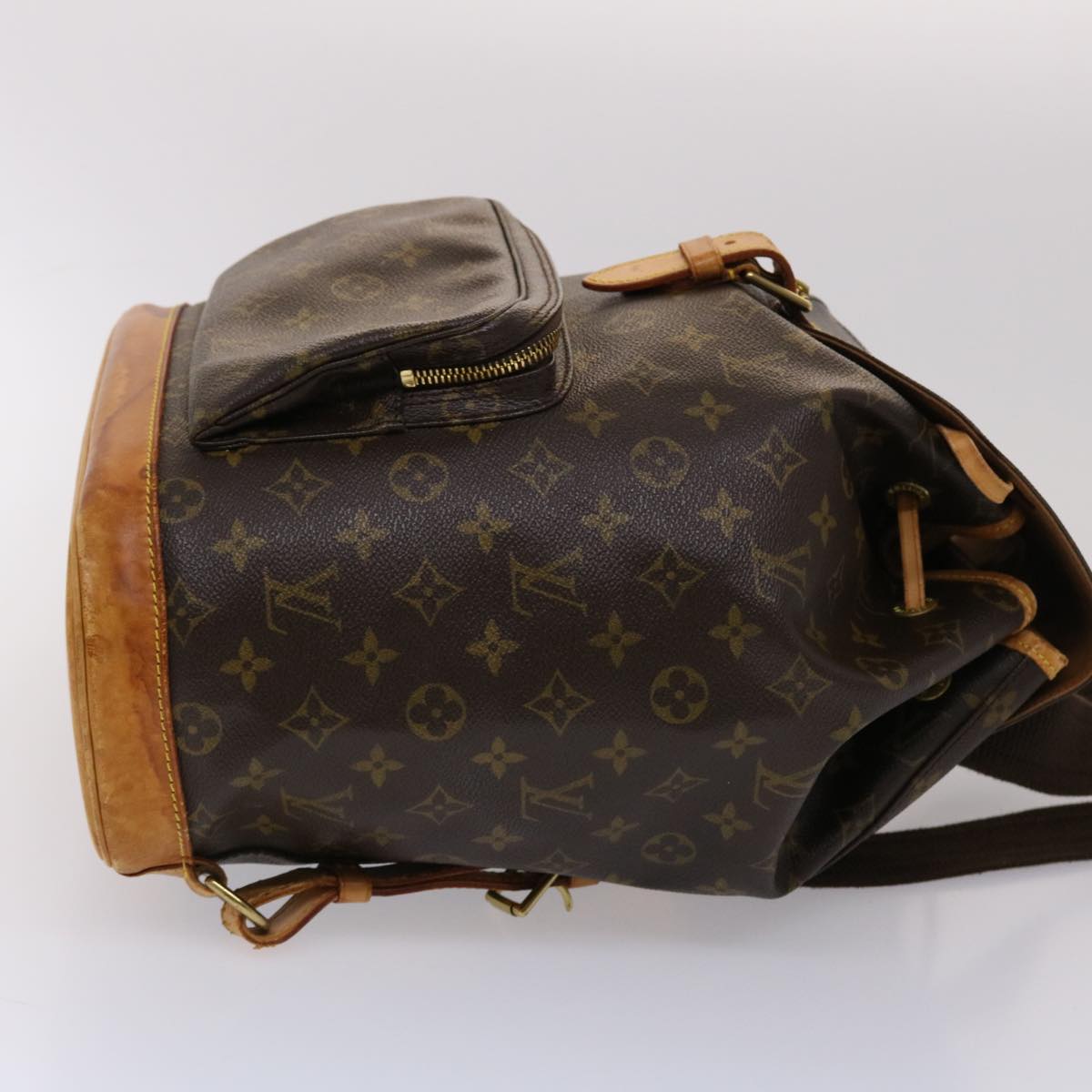 LOUIS VUITTON Monogram Montsouris GM Backpack M51135 LV 45516