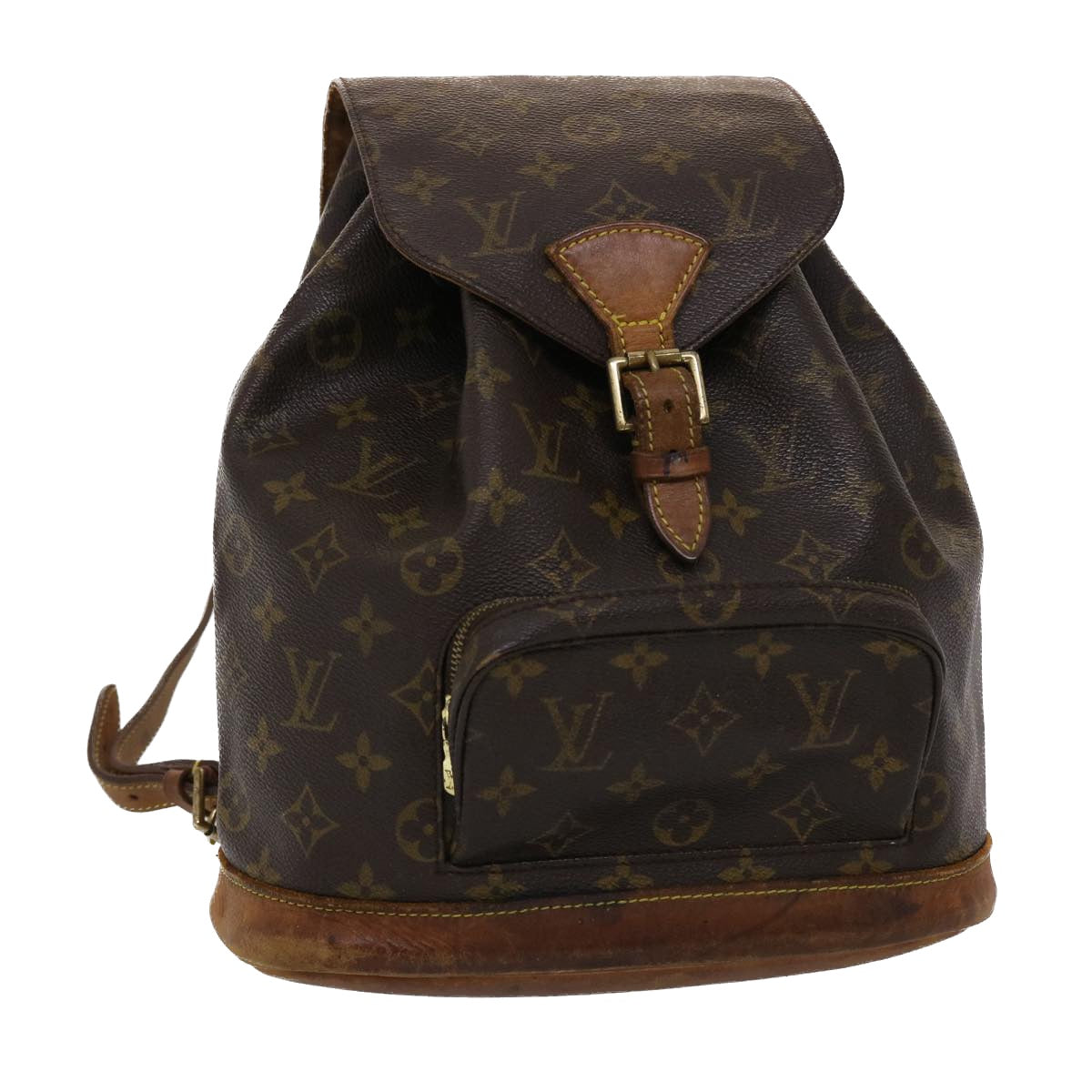 LOUIS VUITTON Monogram Montsouris MM Backpack M51136 LV 45517