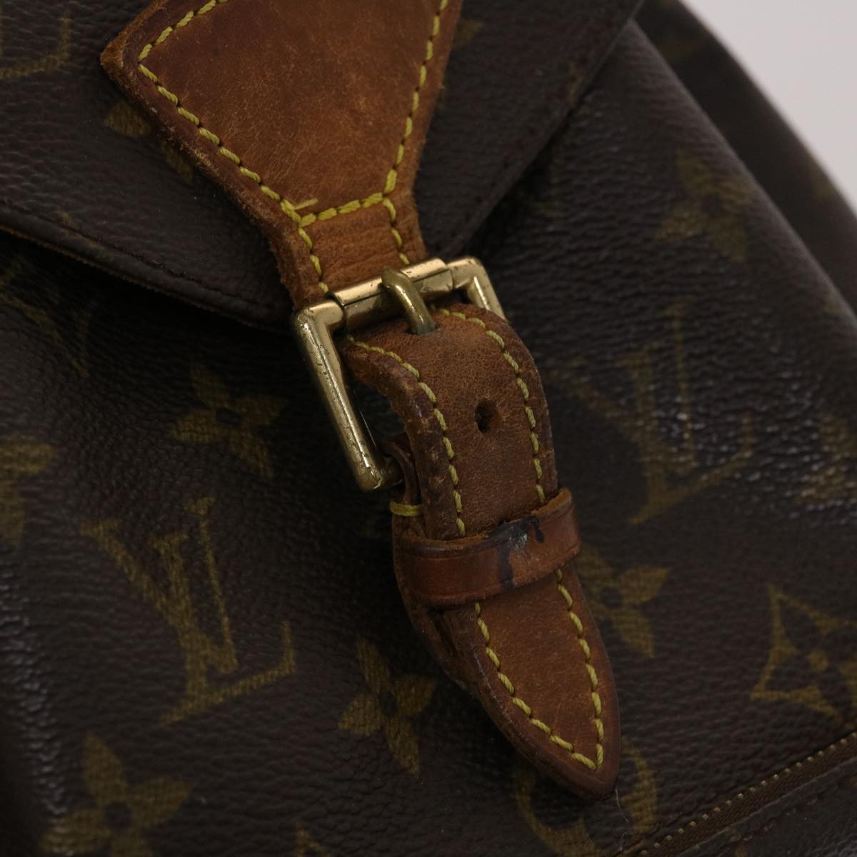 LOUIS VUITTON Monogram Montsouris MM Backpack M51136 LV 45517