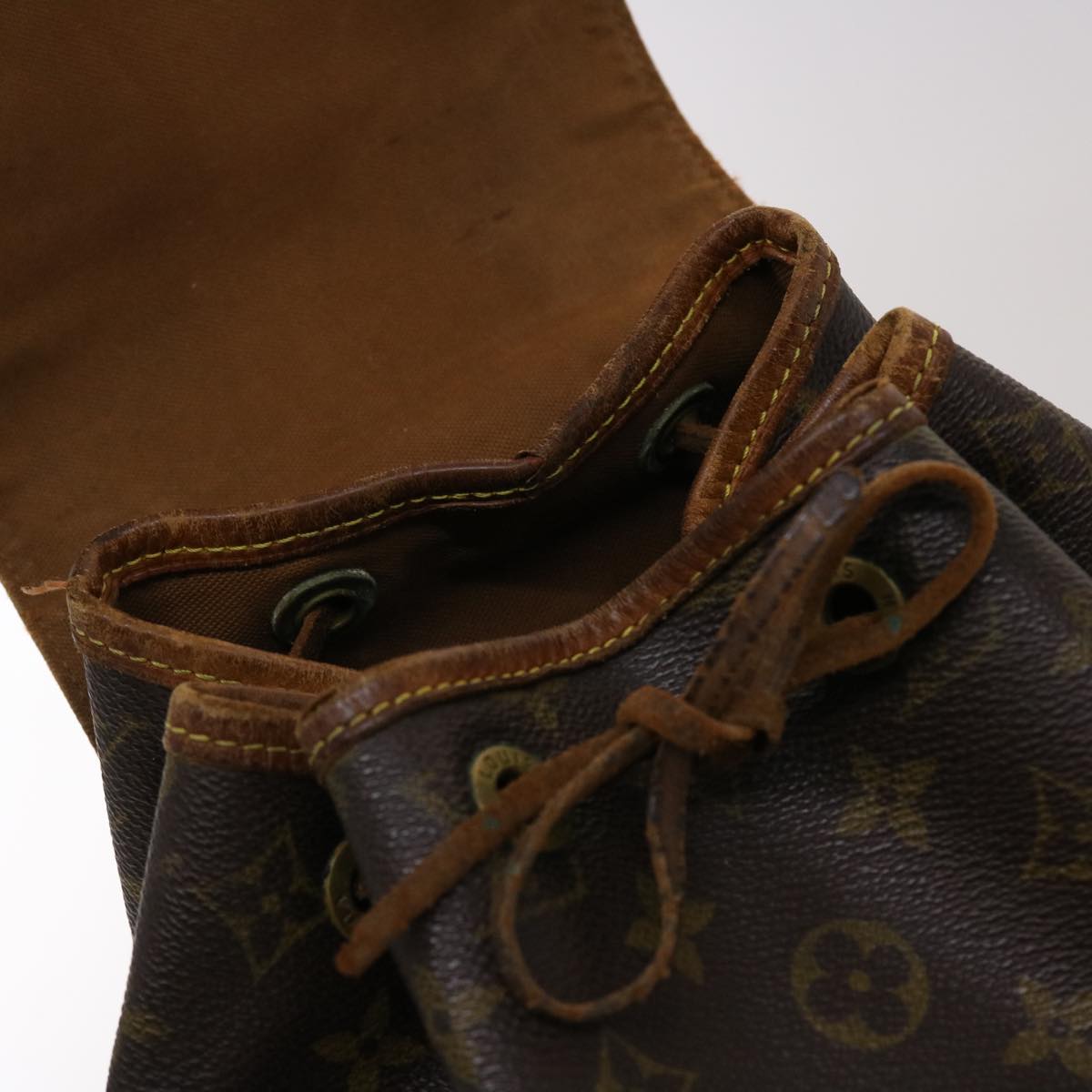 LOUIS VUITTON Monogram Montsouris MM Backpack M51136 LV 45517
