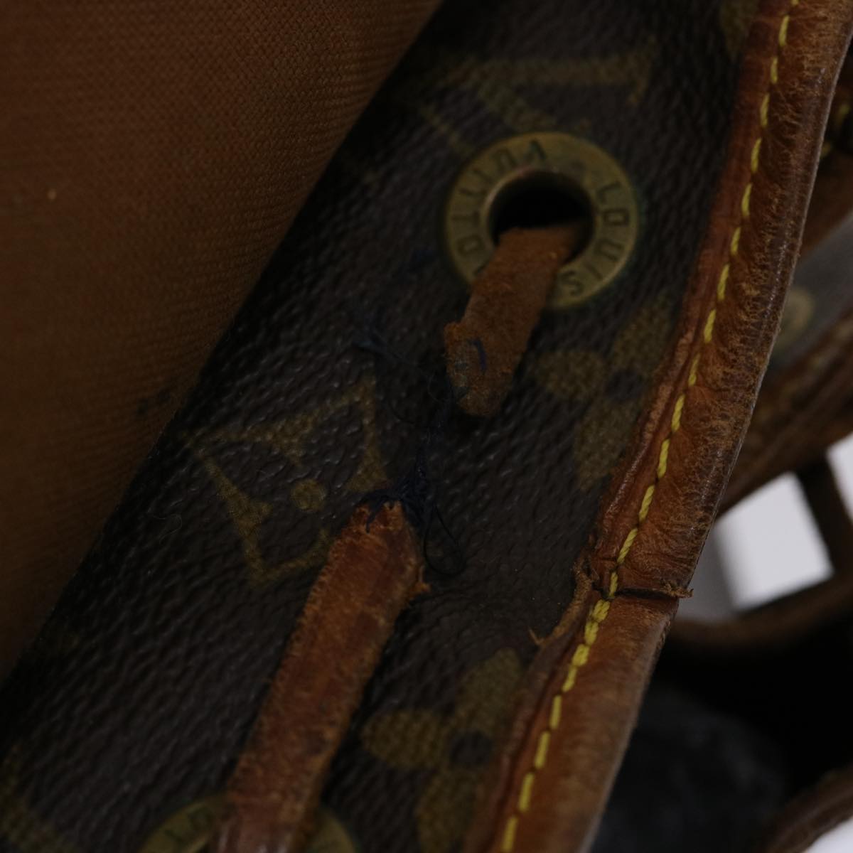LOUIS VUITTON Monogram Montsouris MM Backpack M51136 LV 45517