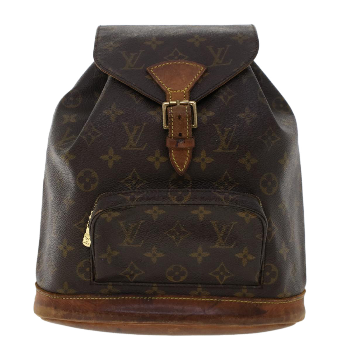LOUIS VUITTON Monogram Montsouris MM Backpack M51136 LV 45517