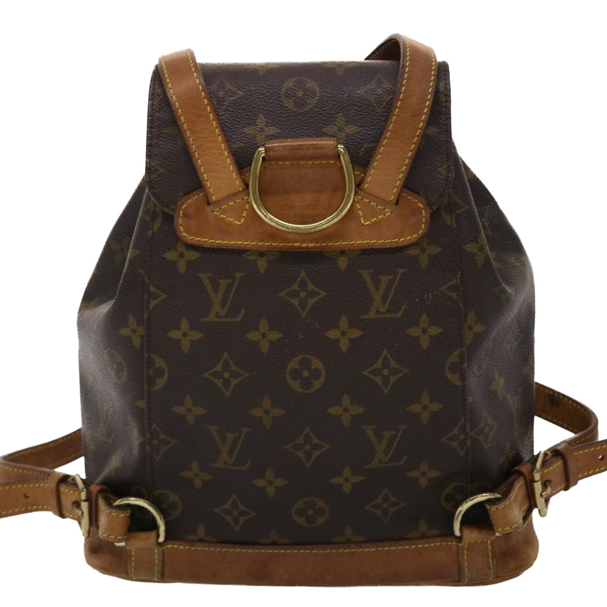 LOUIS VUITTON Monogram Montsouris MM Backpack M51136 LV 45517