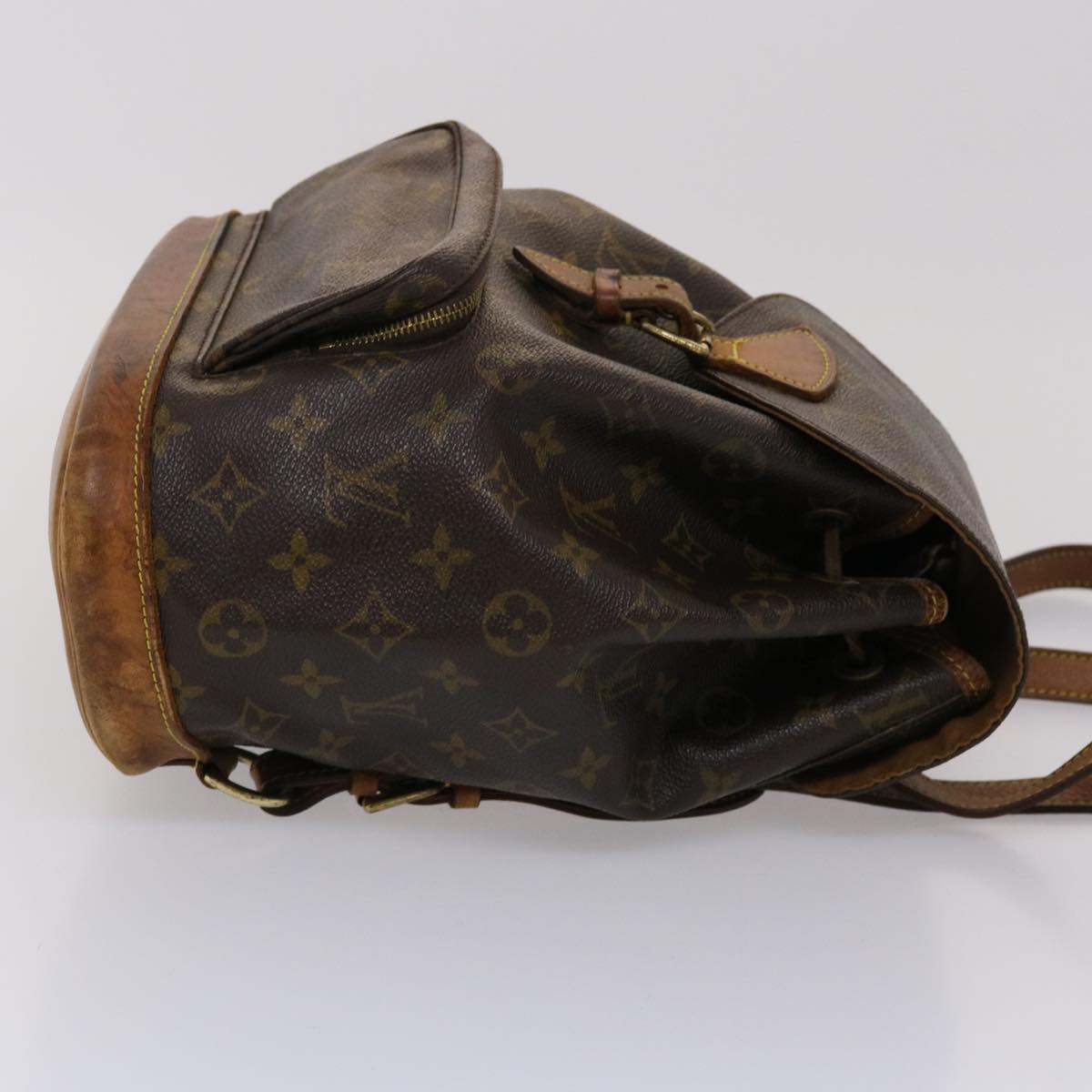LOUIS VUITTON Monogram Montsouris MM Backpack M51136 LV 45517