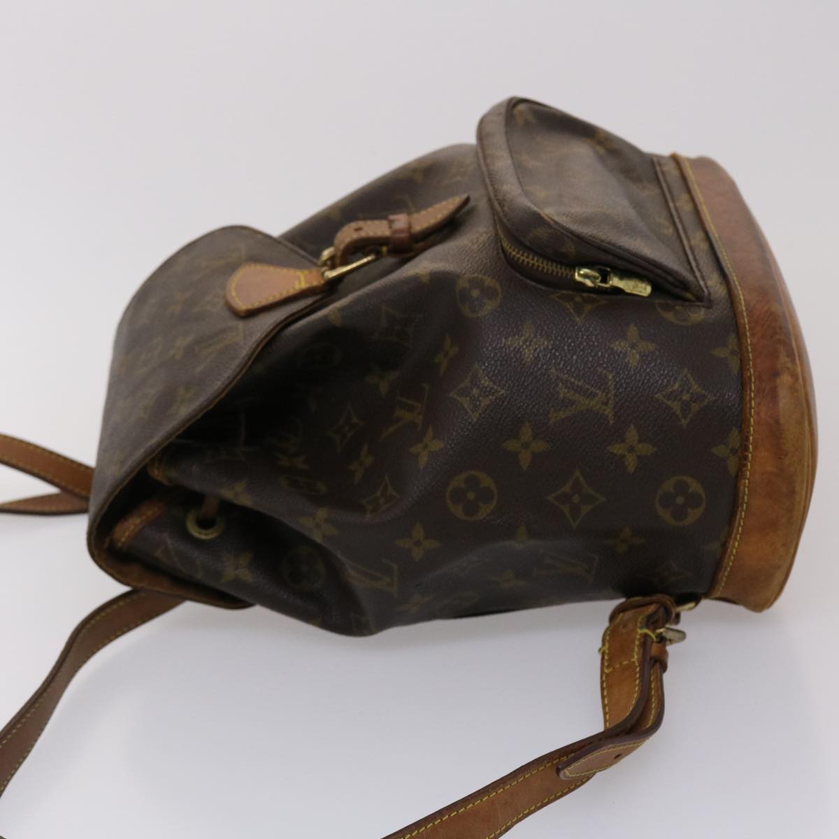 LOUIS VUITTON Monogram Montsouris MM Backpack M51136 LV 45517