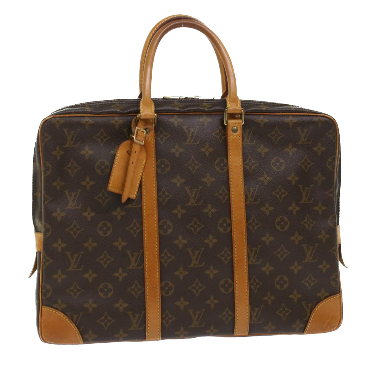 LOUIS VUITTON Monogram Porte Documents Voyage Business Bag M53361 LV 45520
