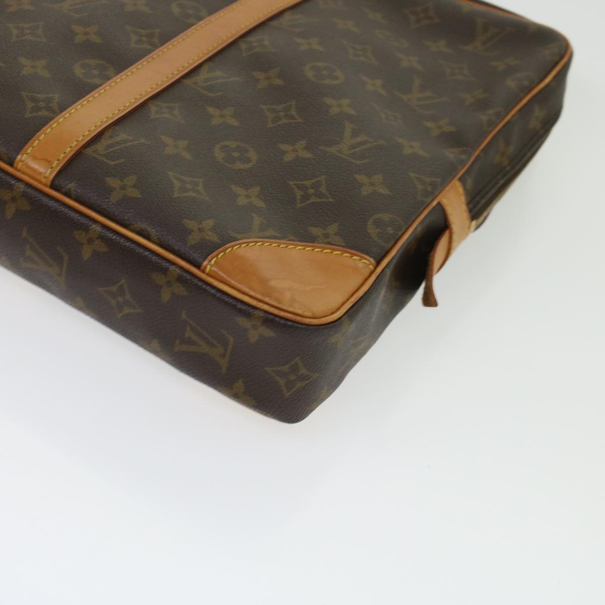 LOUIS VUITTON Monogram Porte Documents Voyage Business Bag M53361 LV 45520