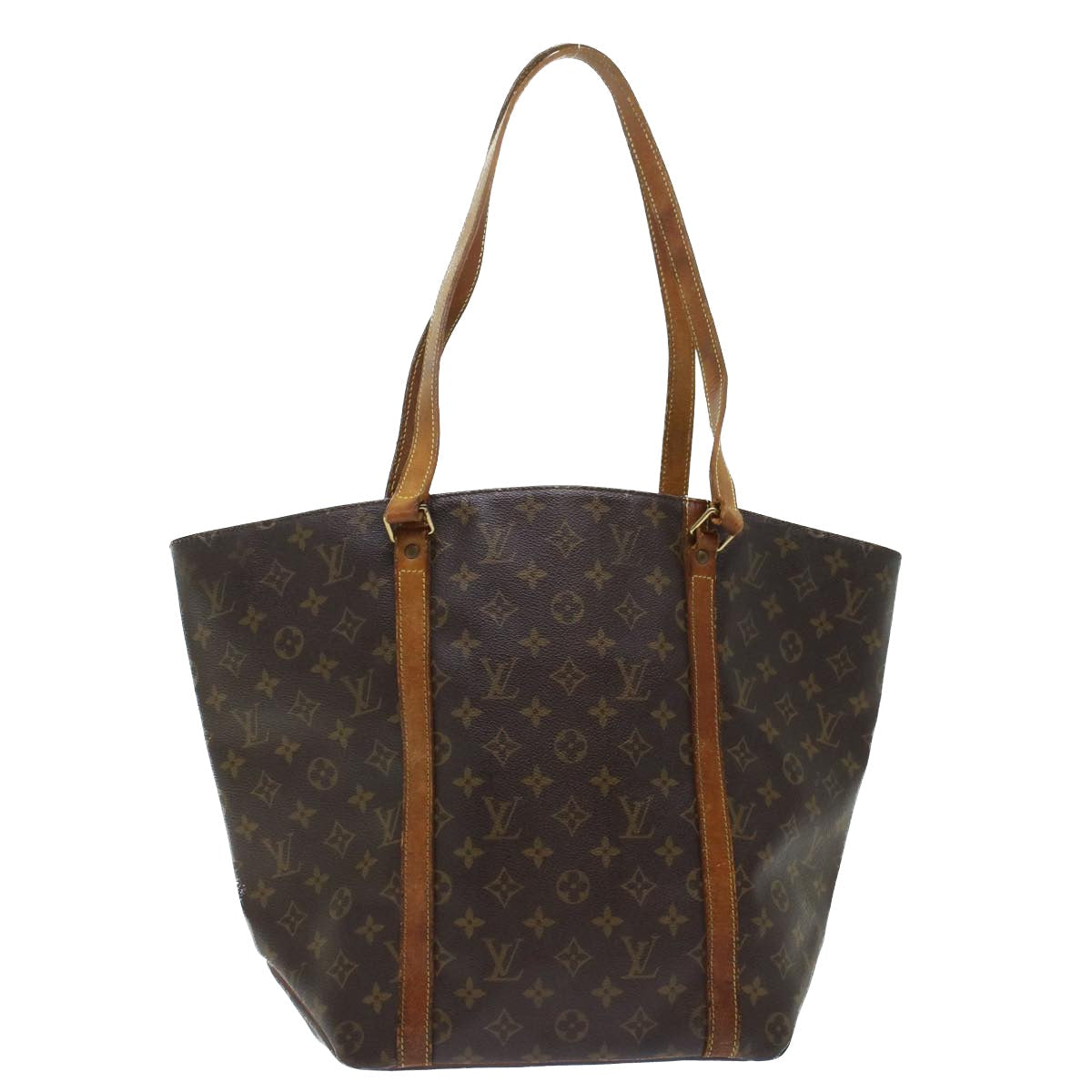 LOUIS VUITTON Monogram Sac Shopping Tote Bag M51108 LV 45522