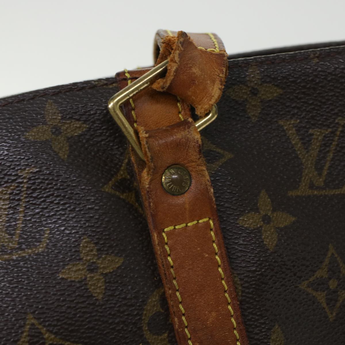 LOUIS VUITTON Monogram Sac Shopping Tote Bag M51108 LV 45522
