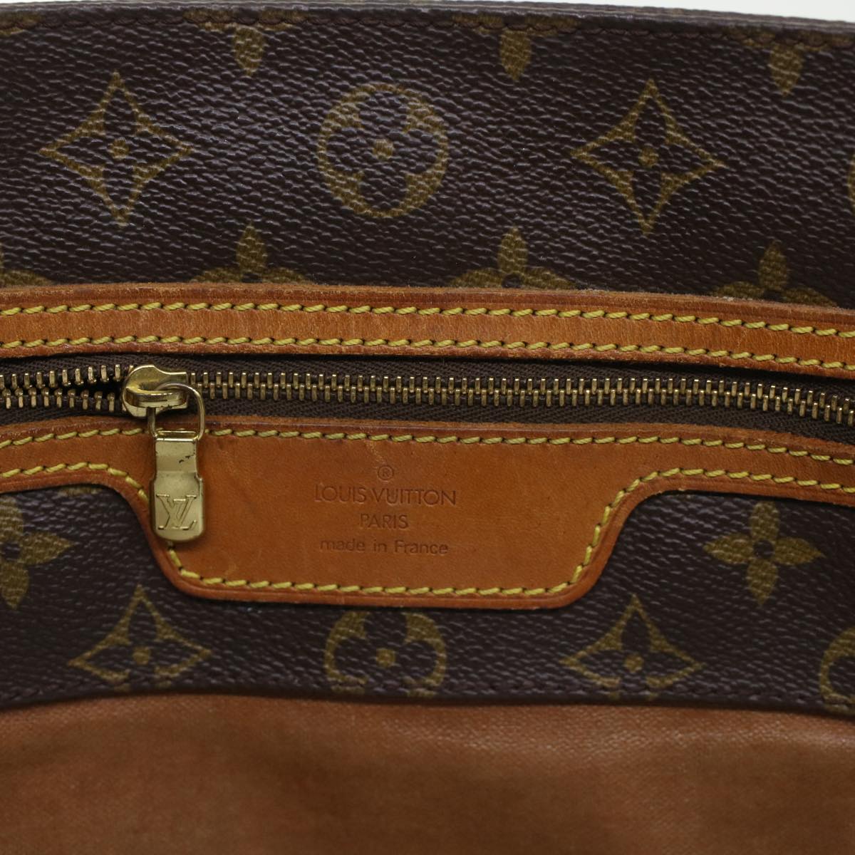 LOUIS VUITTON Monogram Sac Shopping Tote Bag M51108 LV 45522