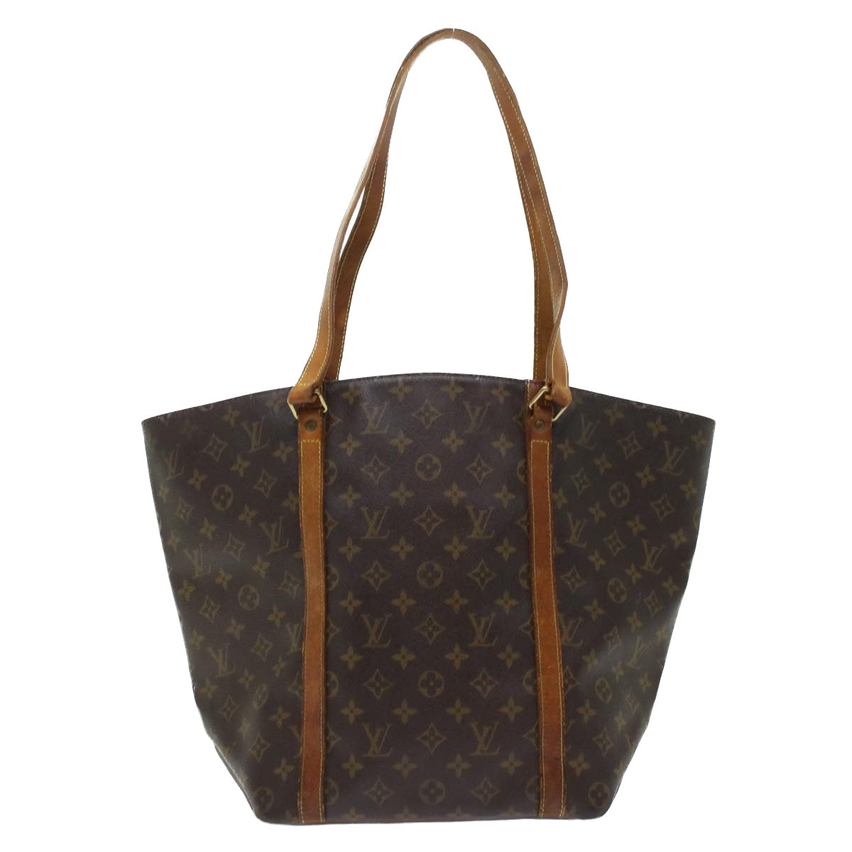 LOUIS VUITTON Monogram Sac Shopping Tote Bag M51108 LV 45522