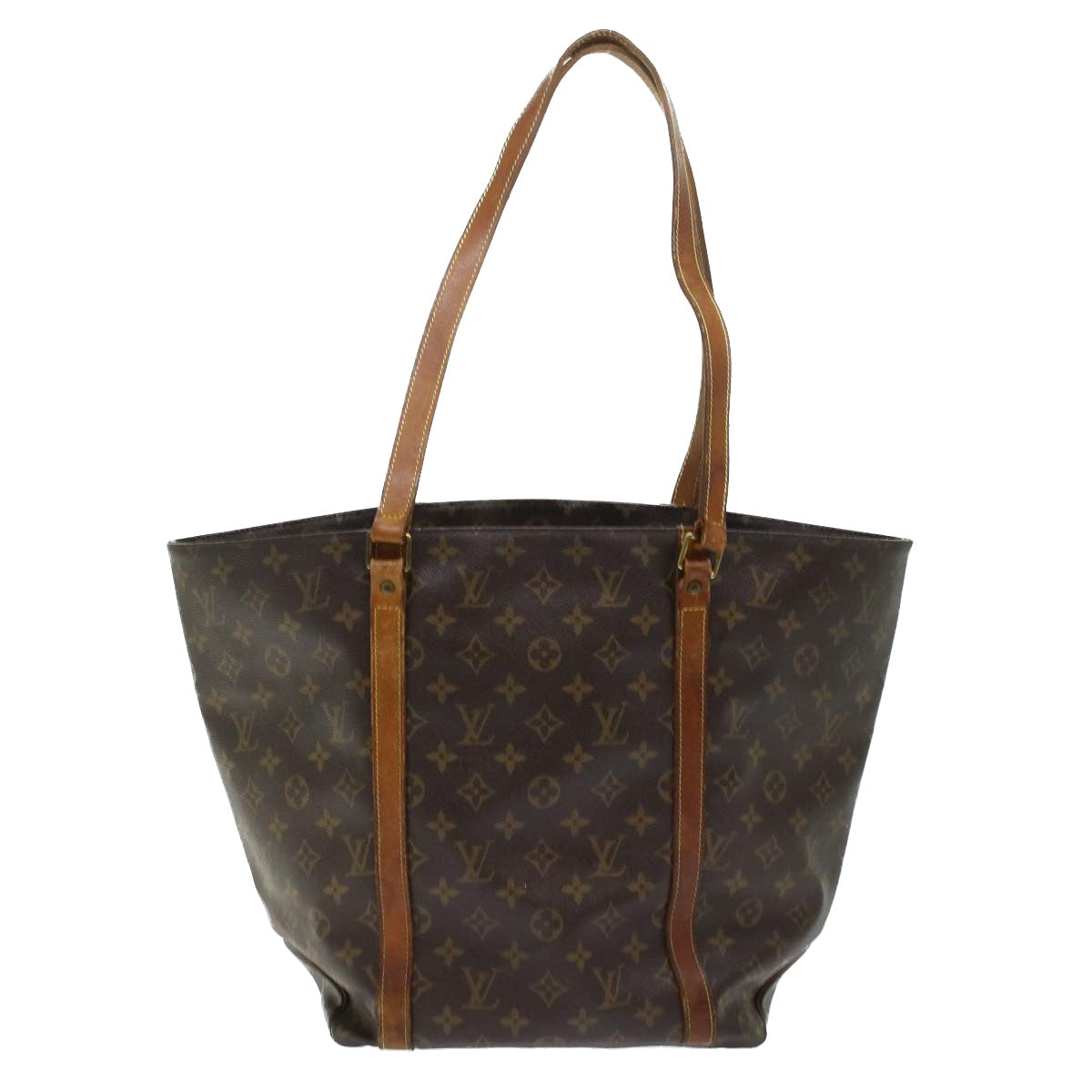 LOUIS VUITTON Monogram Sac Shopping Tote Bag M51108 LV 45522