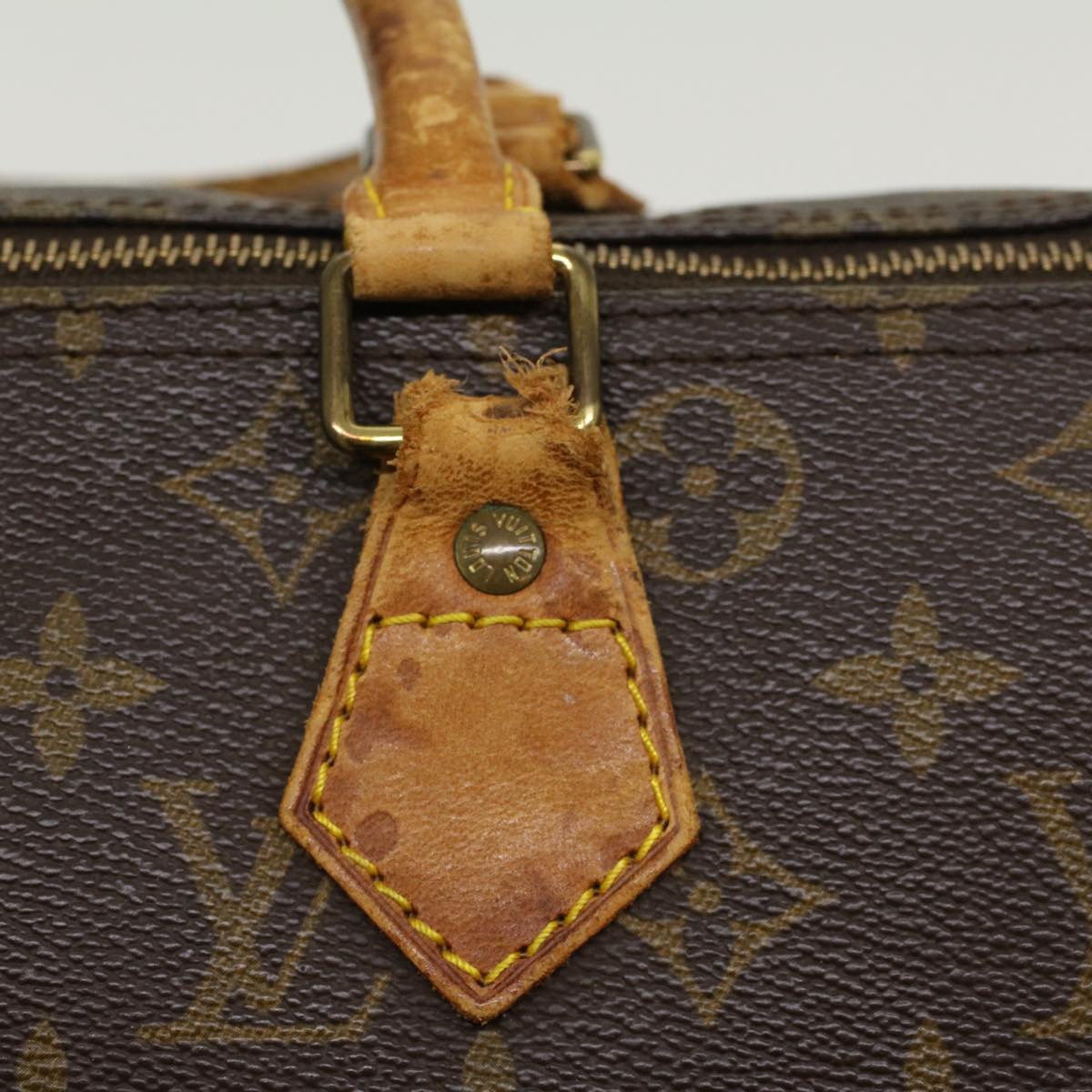 LOUIS VUITTON Monogram Speedy 30 Hand Bag M41526 LV 45528