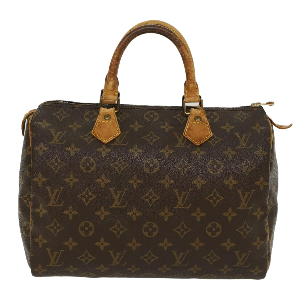 LOUIS VUITTON Monogram Speedy 30 Hand Bag M41526 LV 45528