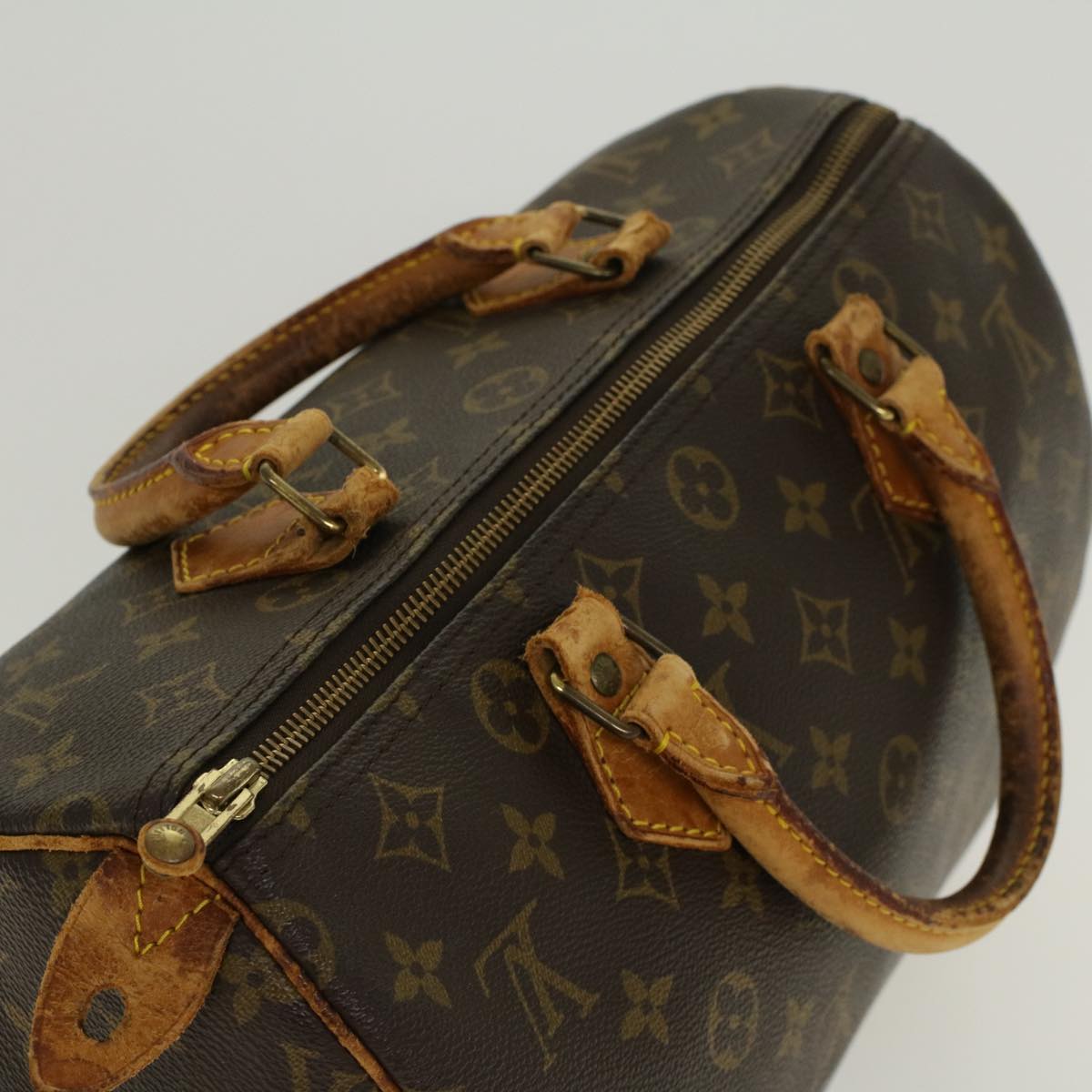 LOUIS VUITTON Monogram Speedy 30 Hand Bag M41526 LV 45528