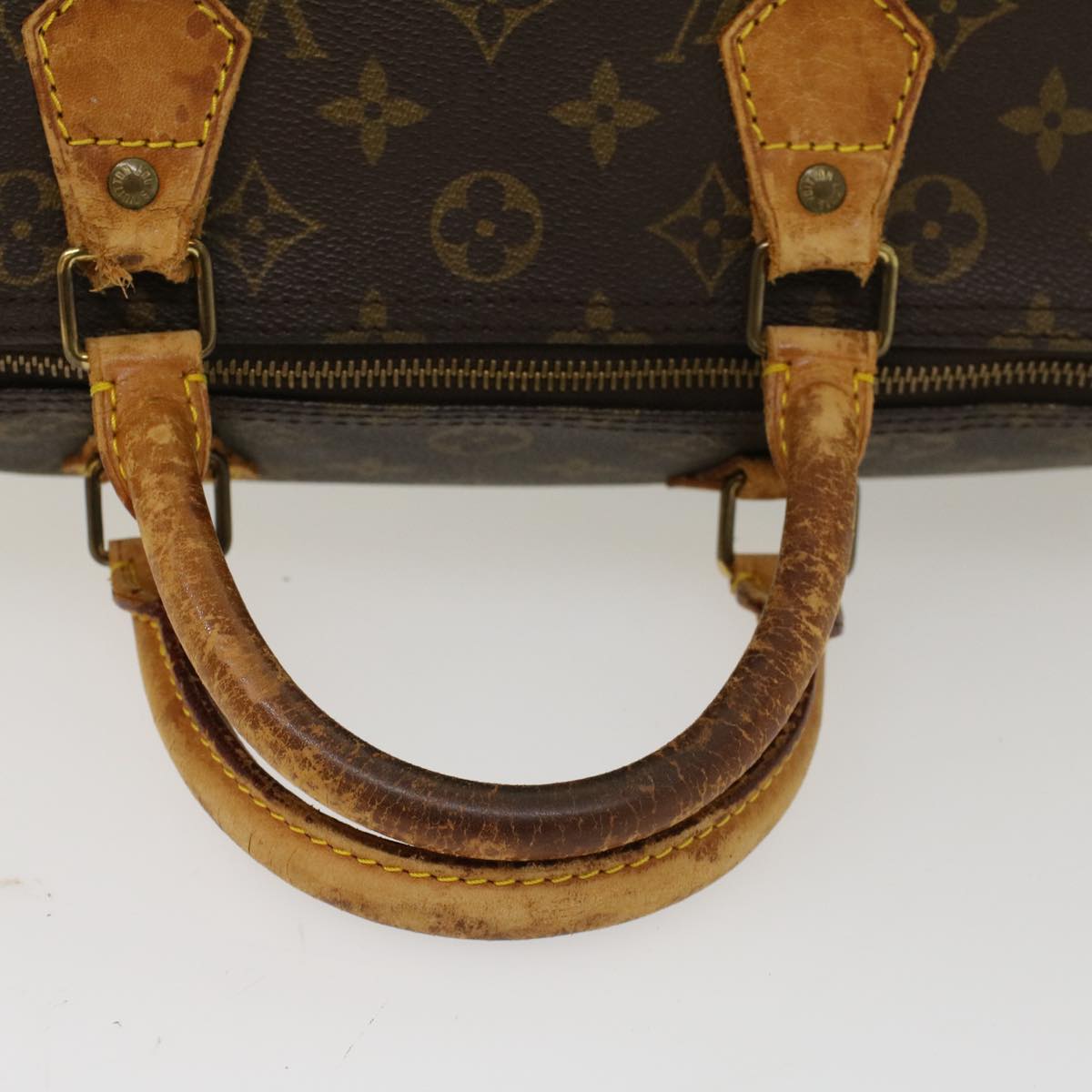 LOUIS VUITTON Monogram Speedy 30 Hand Bag M41526 LV 45528