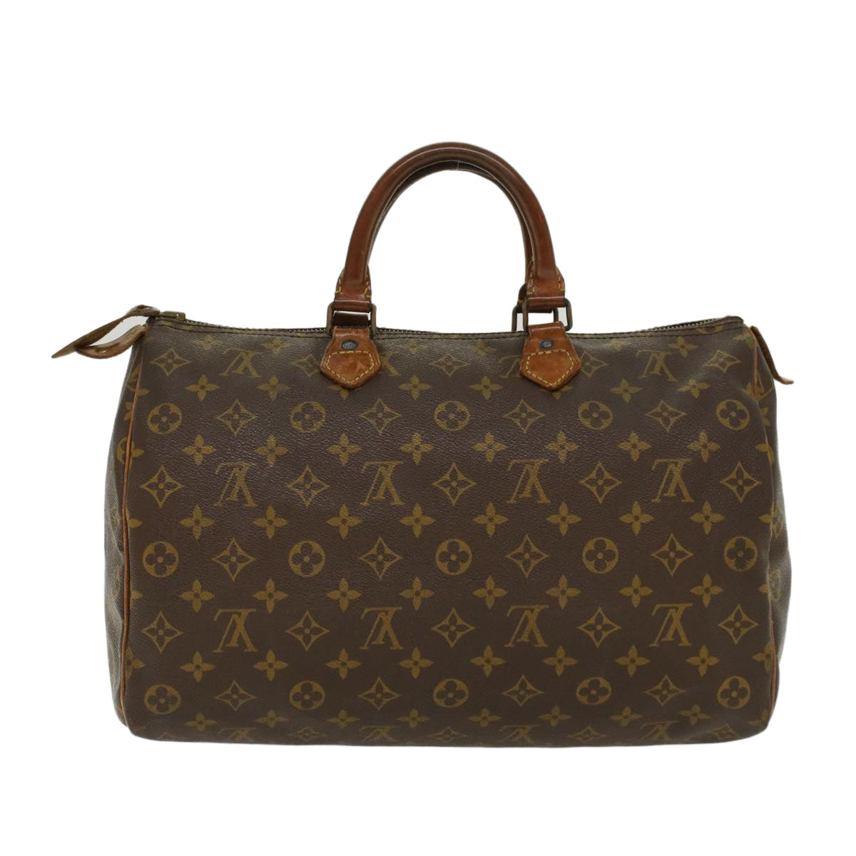 LOUIS VUITTON Monogram Speedy 35 Hand Bag M41524 LV 45529