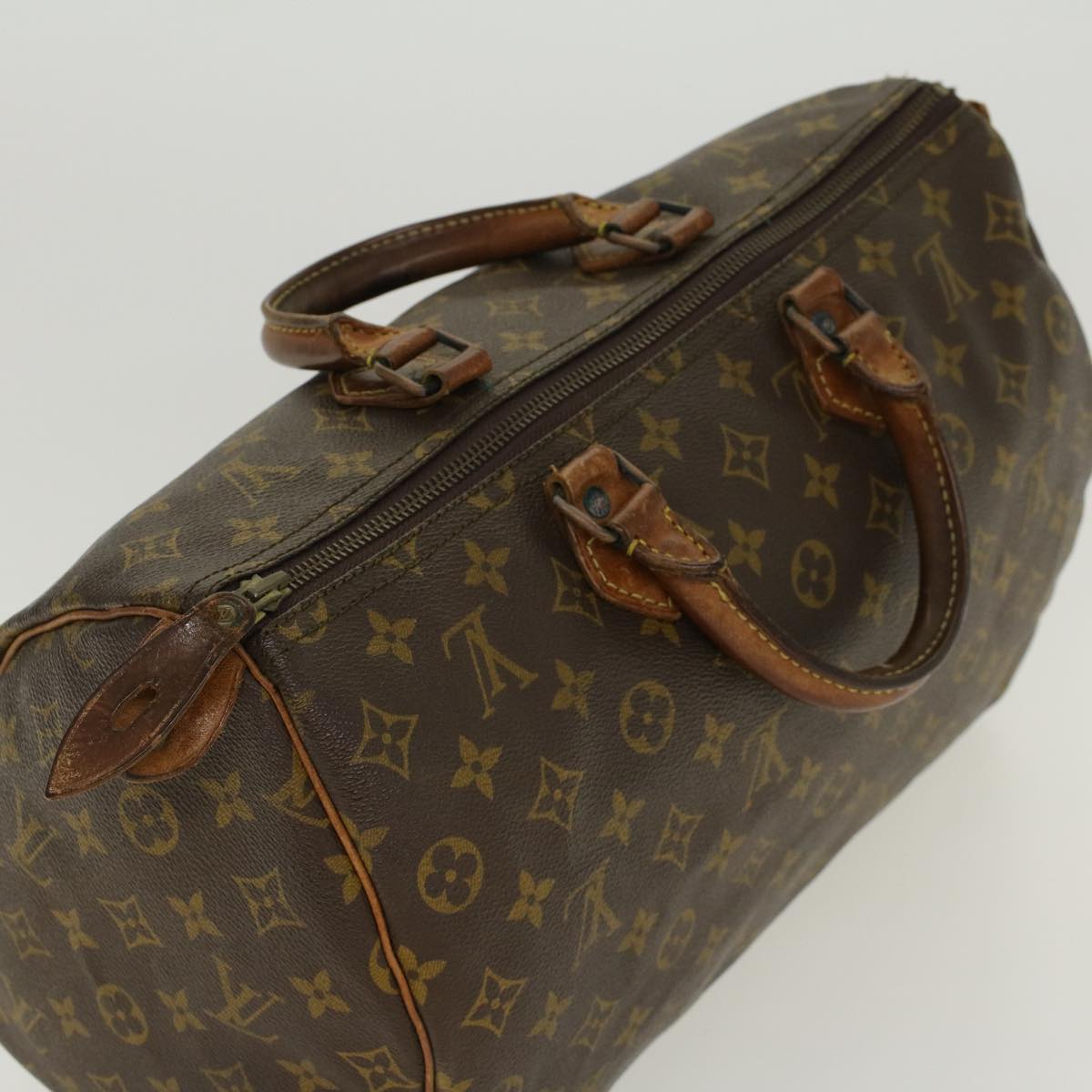 LOUIS VUITTON Monogram Speedy 35 Hand Bag M41524 LV 45529