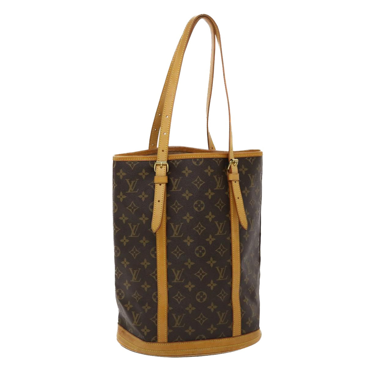 LOUIS VUITTON Monogram Bucket GM Shoulder Bag M42236 LV 45533