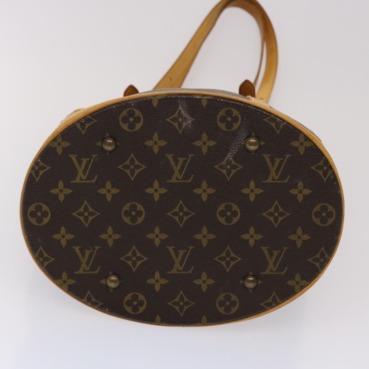 LOUIS VUITTON Monogram Bucket GM Shoulder Bag M42236 LV 45533