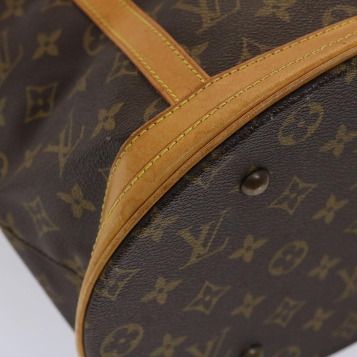 LOUIS VUITTON Monogram Bucket GM Shoulder Bag M42236 LV 45533