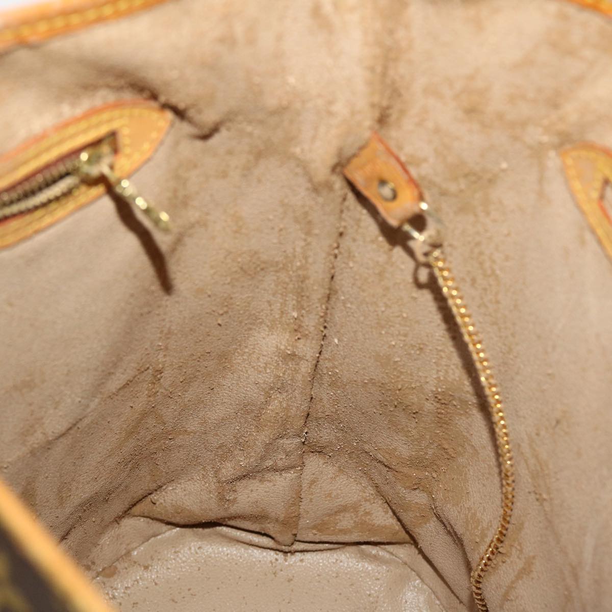 LOUIS VUITTON Monogram Bucket GM Shoulder Bag M42236 LV 45533