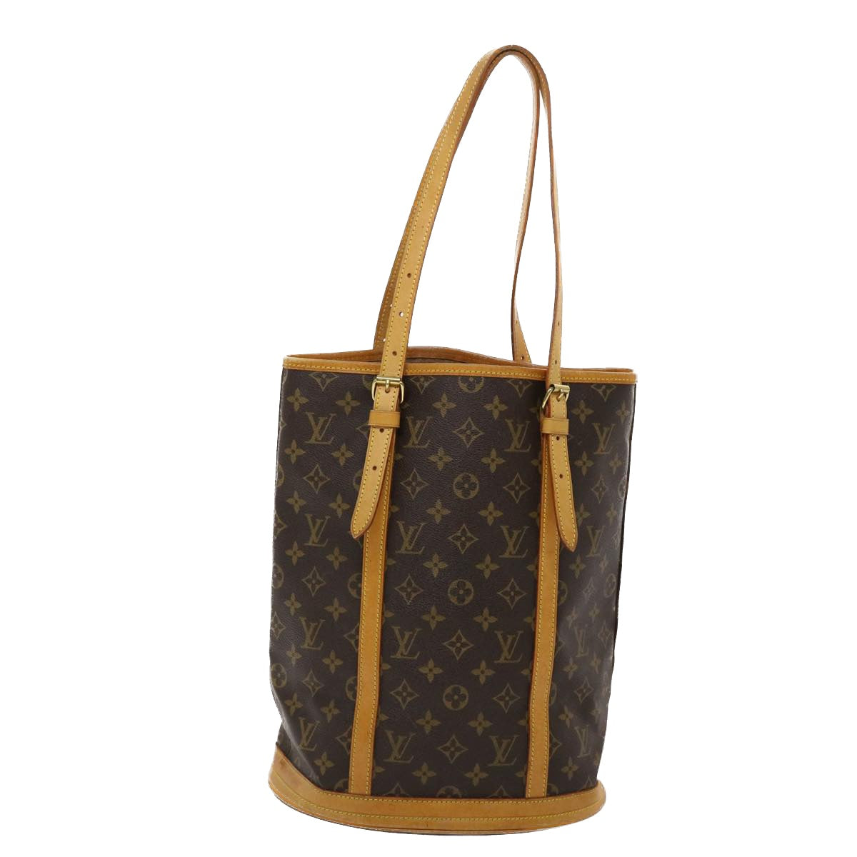 LOUIS VUITTON Monogram Bucket GM Shoulder Bag M42236 LV 45533