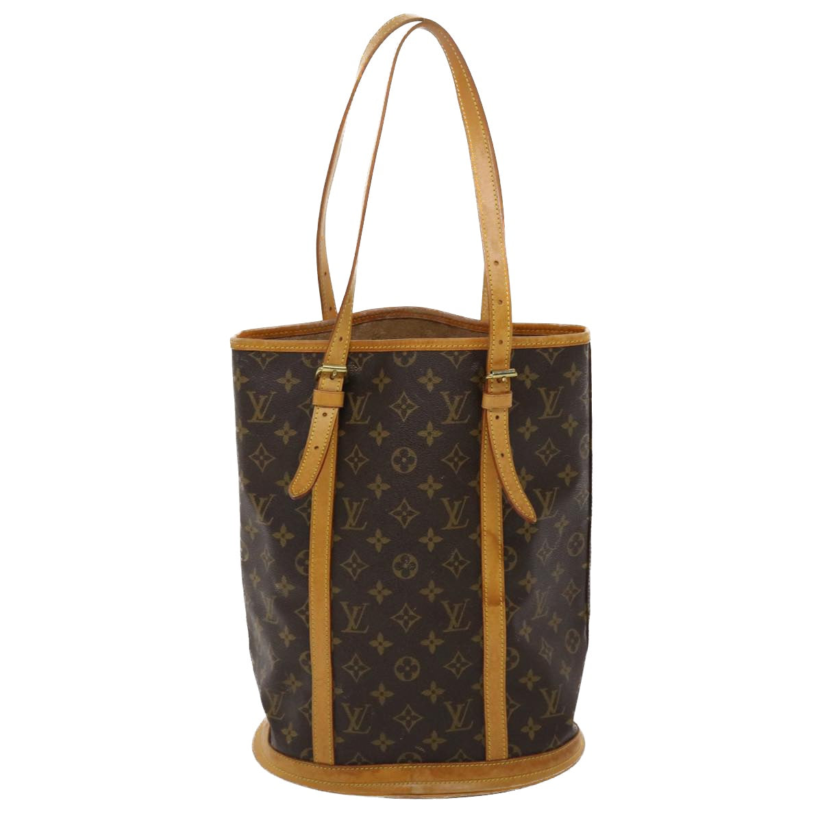 LOUIS VUITTON Monogram Bucket GM Shoulder Bag M42236 LV 45533