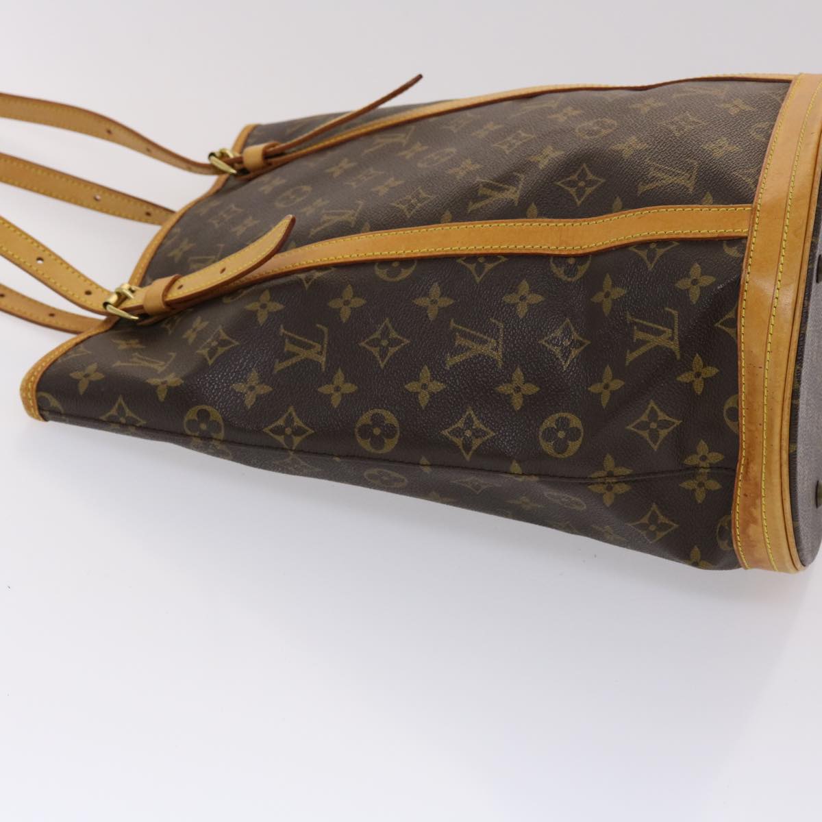 LOUIS VUITTON Monogram Bucket GM Shoulder Bag M42236 LV 45533