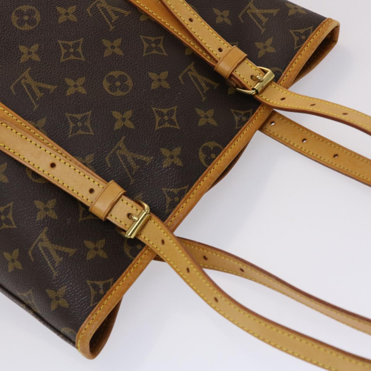 LOUIS VUITTON Monogram Bucket GM Shoulder Bag M42236 LV 45533