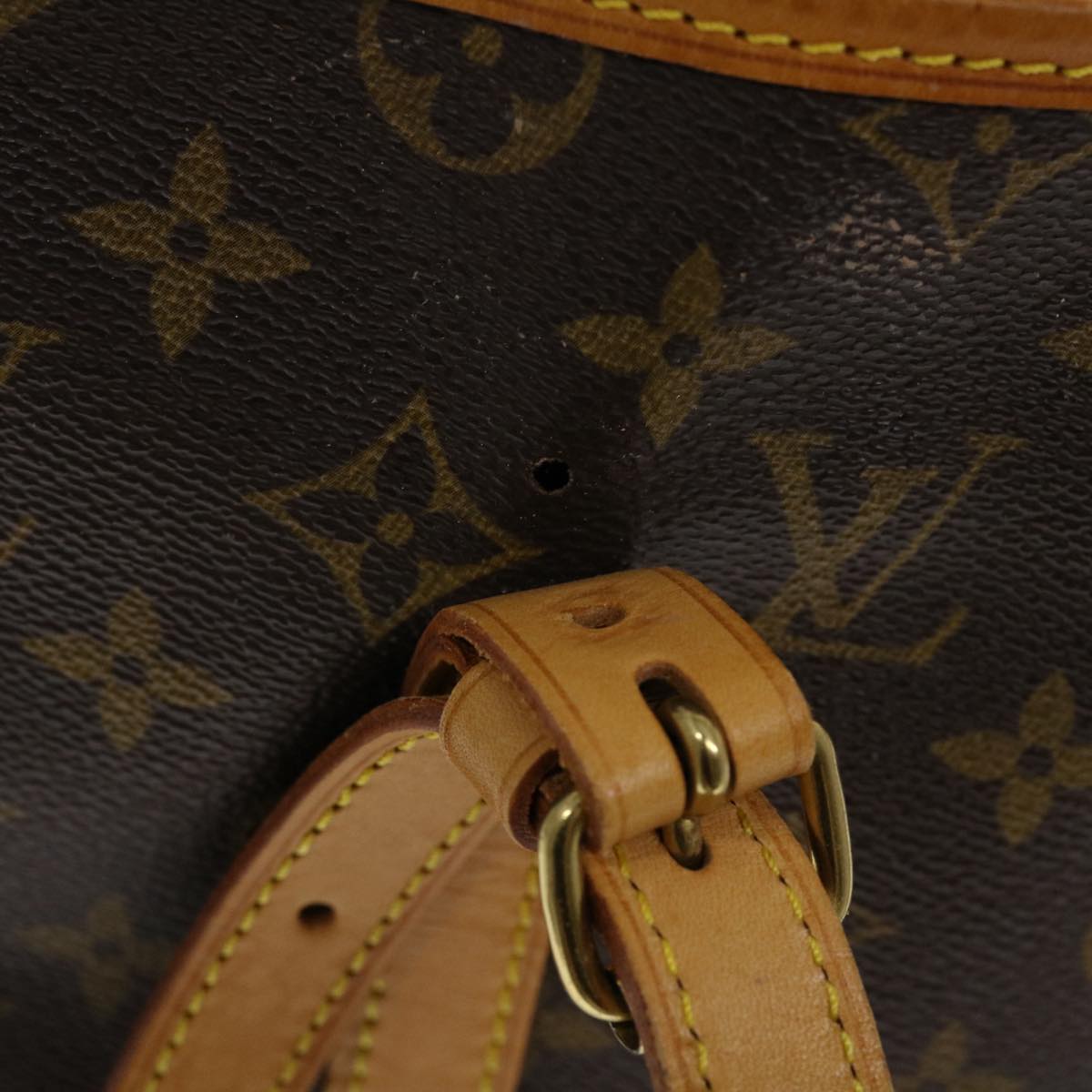 LOUIS VUITTON Monogram Bucket GM Shoulder Bag M42236 LV 45533
