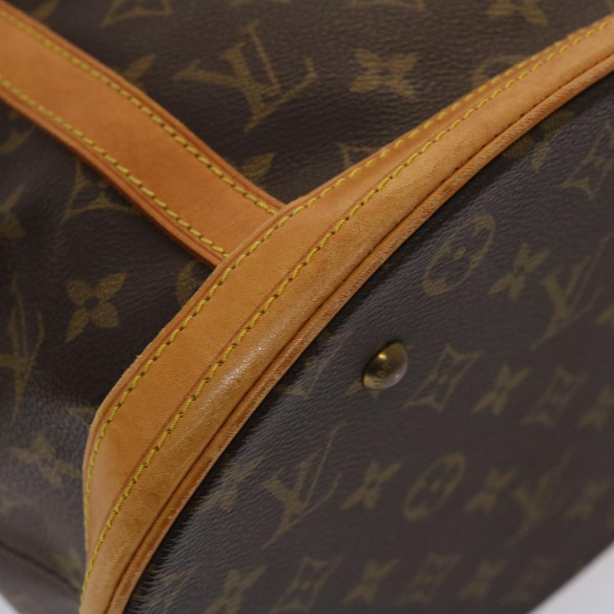 LOUIS VUITTON Monogram Bucket GM Shoulder Bag M42236 LV 45534