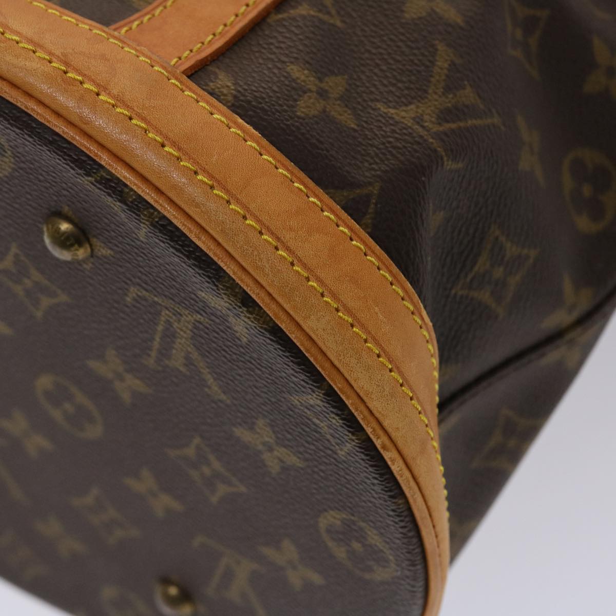 LOUIS VUITTON Monogram Bucket GM Shoulder Bag M42236 LV 45534
