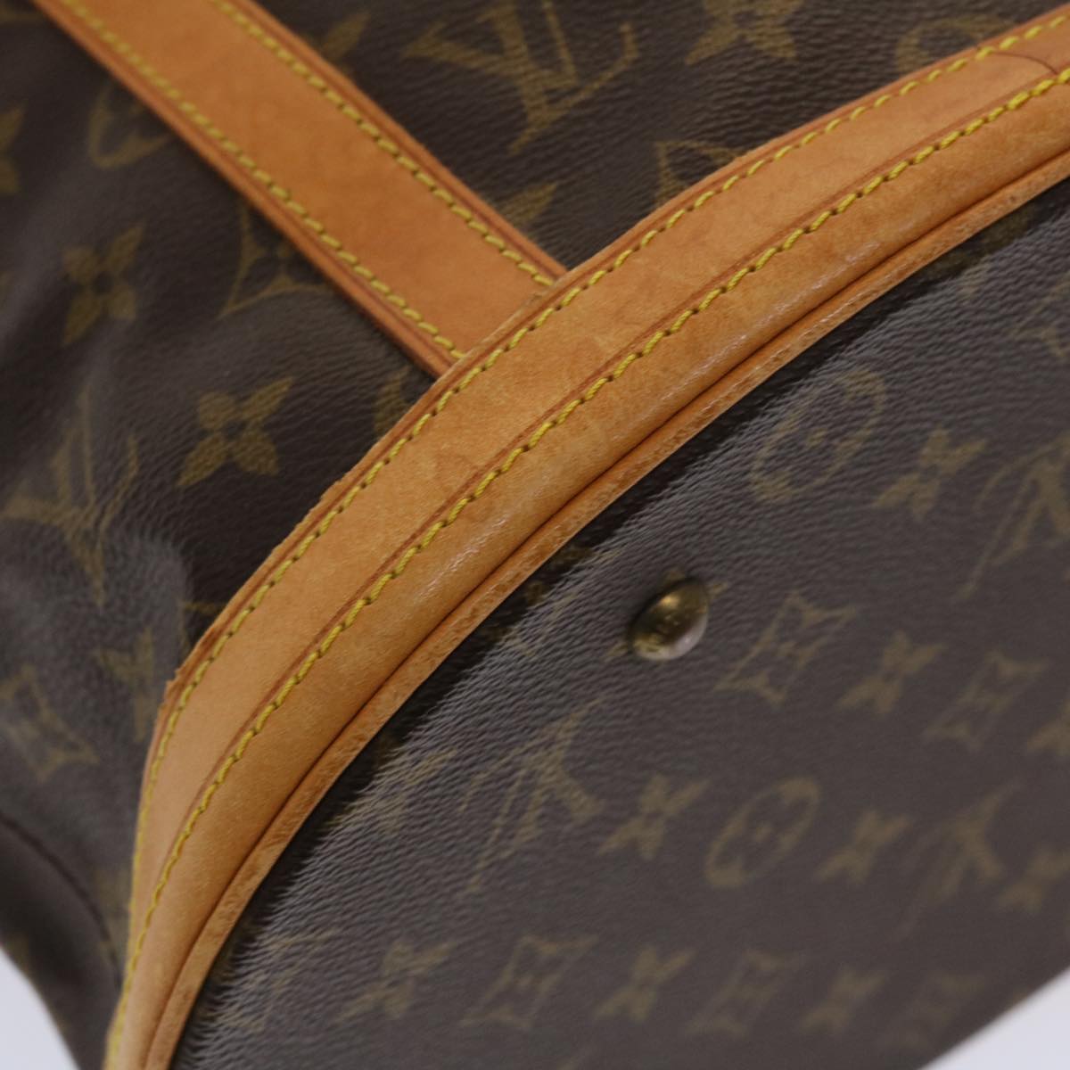 LOUIS VUITTON Monogram Bucket GM Shoulder Bag M42236 LV 45534