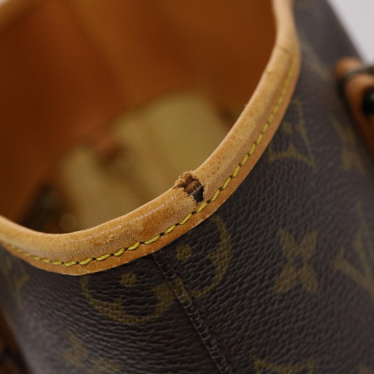 LOUIS VUITTON Monogram Bucket GM Shoulder Bag M42236 LV 45534