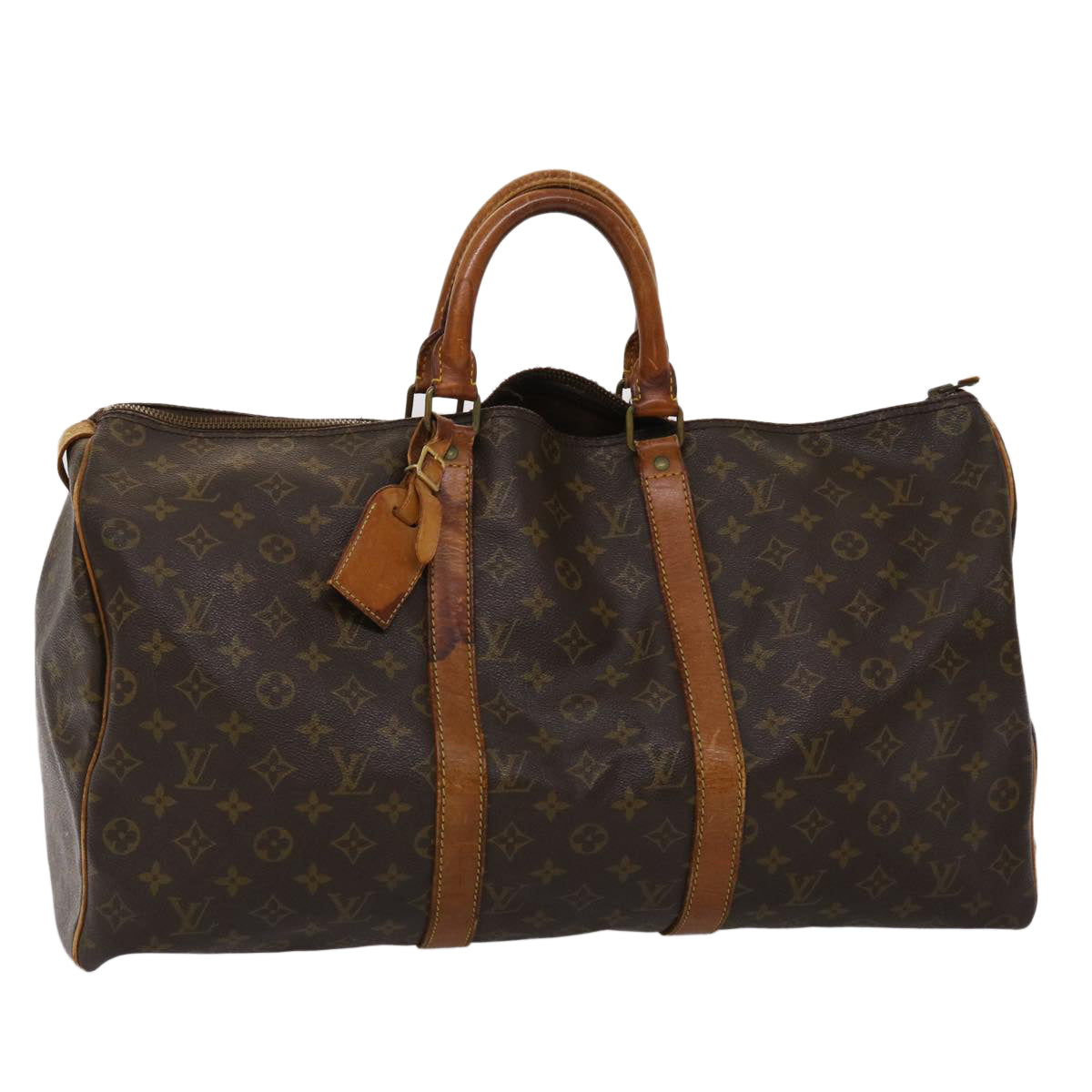 LOUIS VUITTON Monogram Keepall 50 Boston Bag M41426 LV 45544