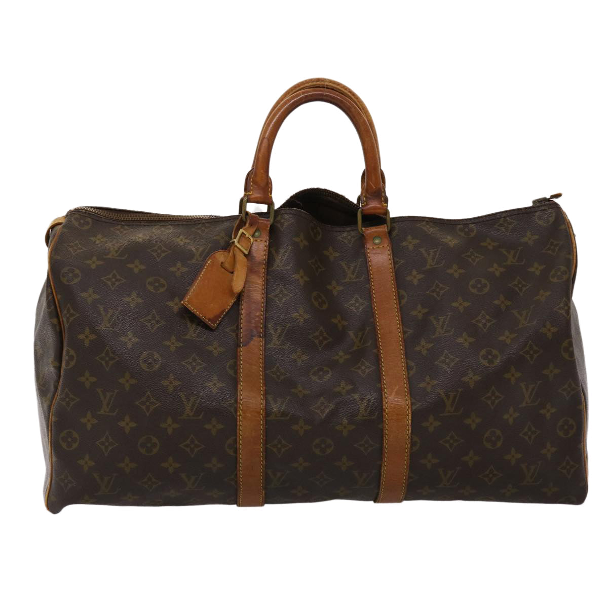 LOUIS VUITTON Monogram Keepall 50 Boston Bag M41426 LV 45544