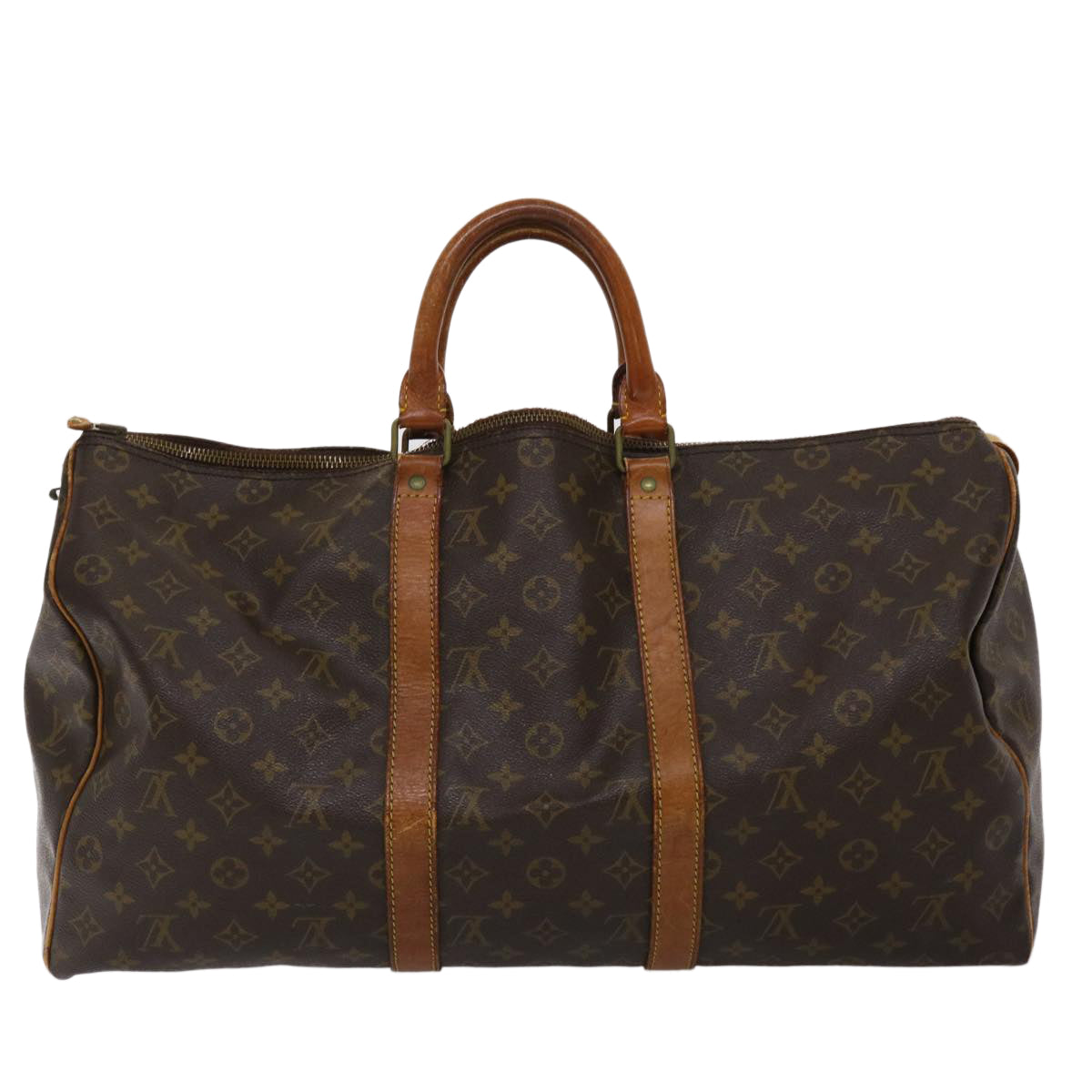 LOUIS VUITTON Monogram Keepall 50 Boston Bag M41426 LV 45544