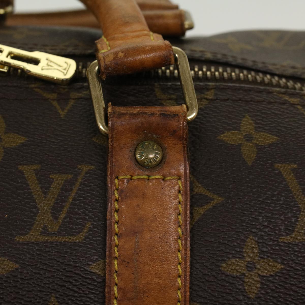 LOUIS VUITTON Monogram Keepall Bandouliere 50 Boston Bag M41416 LV 45548